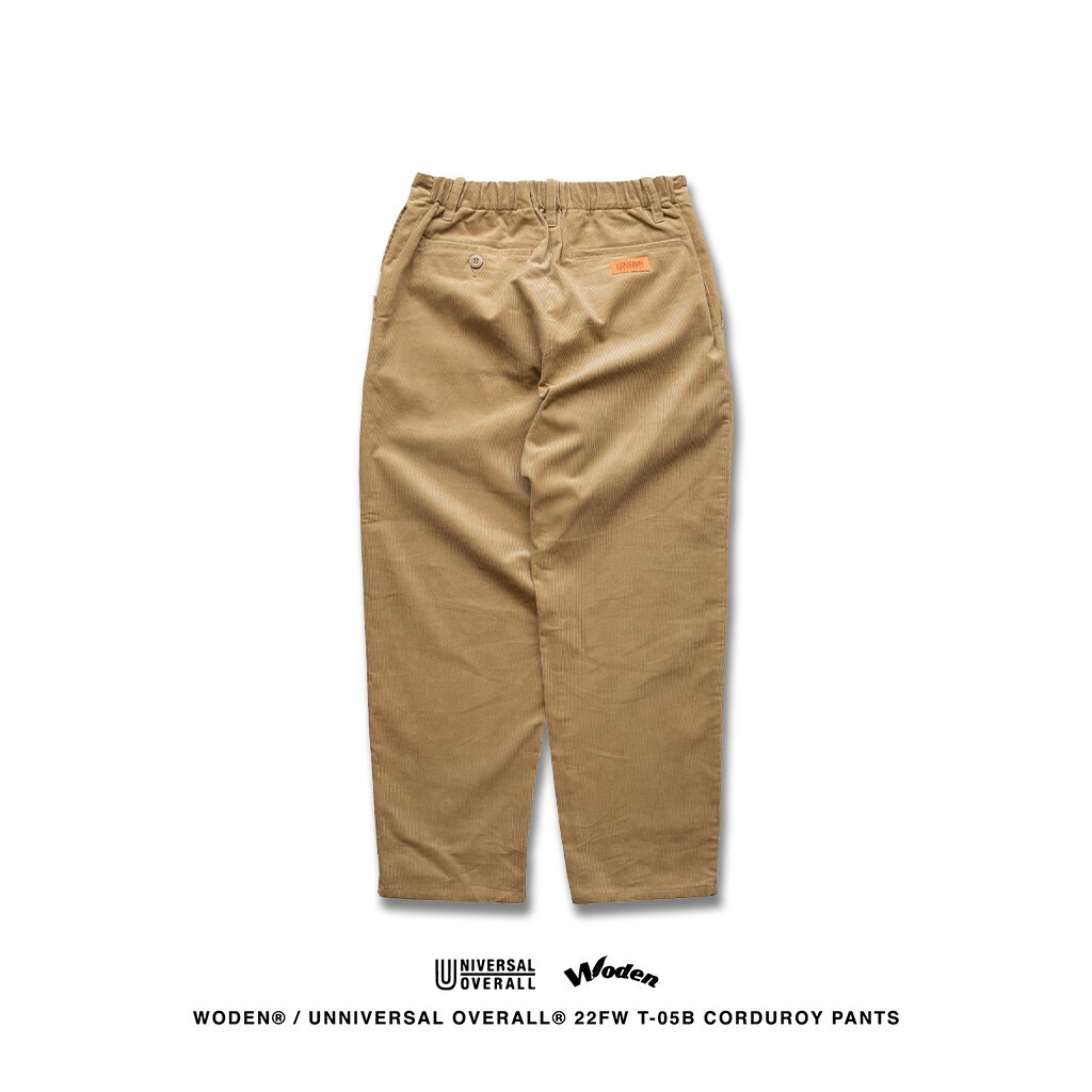 WODEN X Universal Overall T-05B Corduroy Pants 燈芯絨長褲 (卡其款)