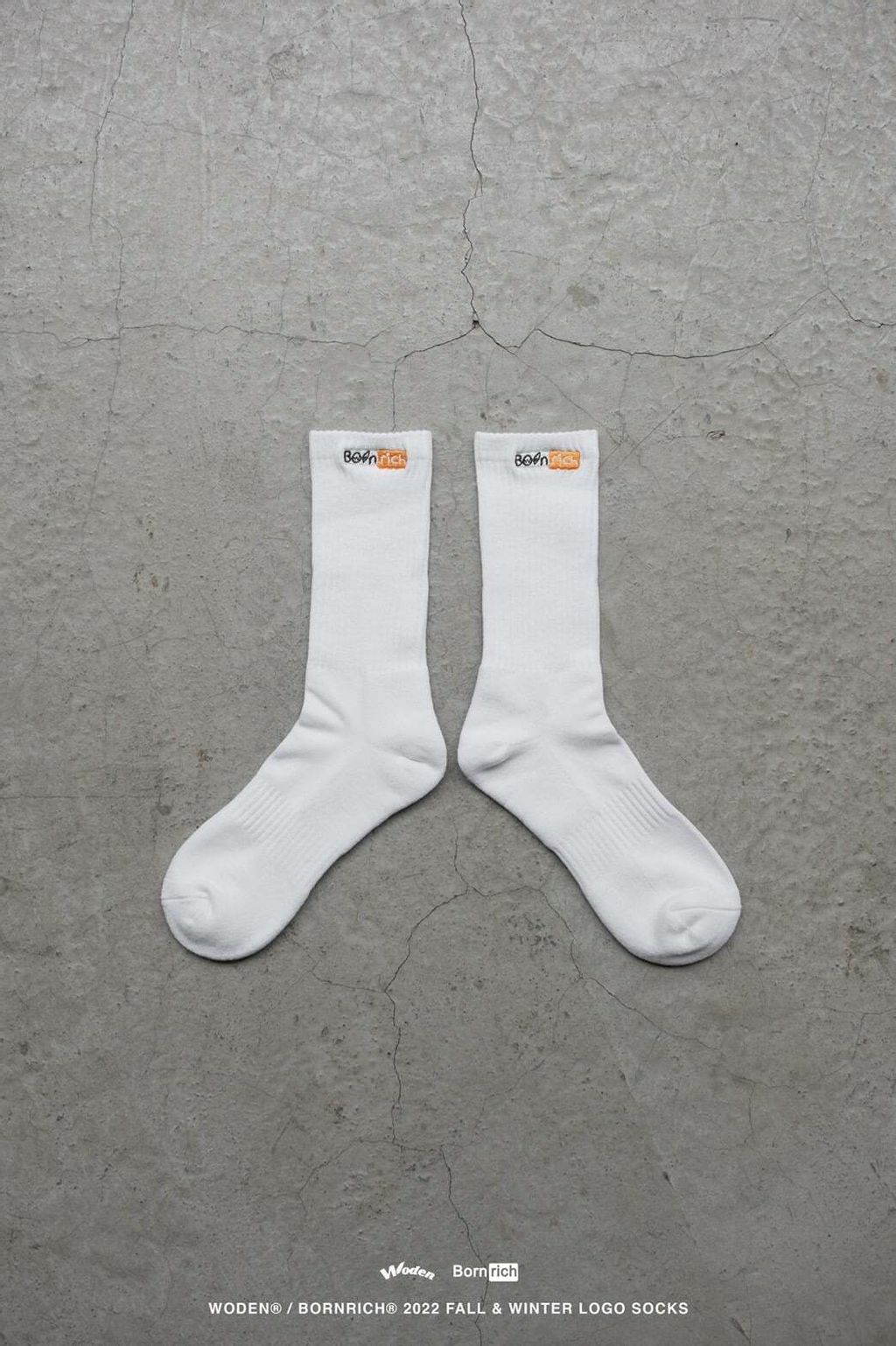 WODEN® / Bornrich® 2022 Fall & Winter LOGO Socks -白