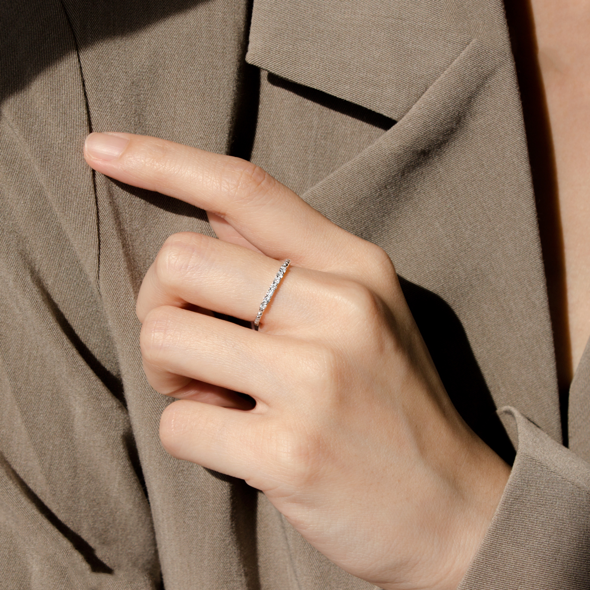 Treasure (7 diamonds) 線戒