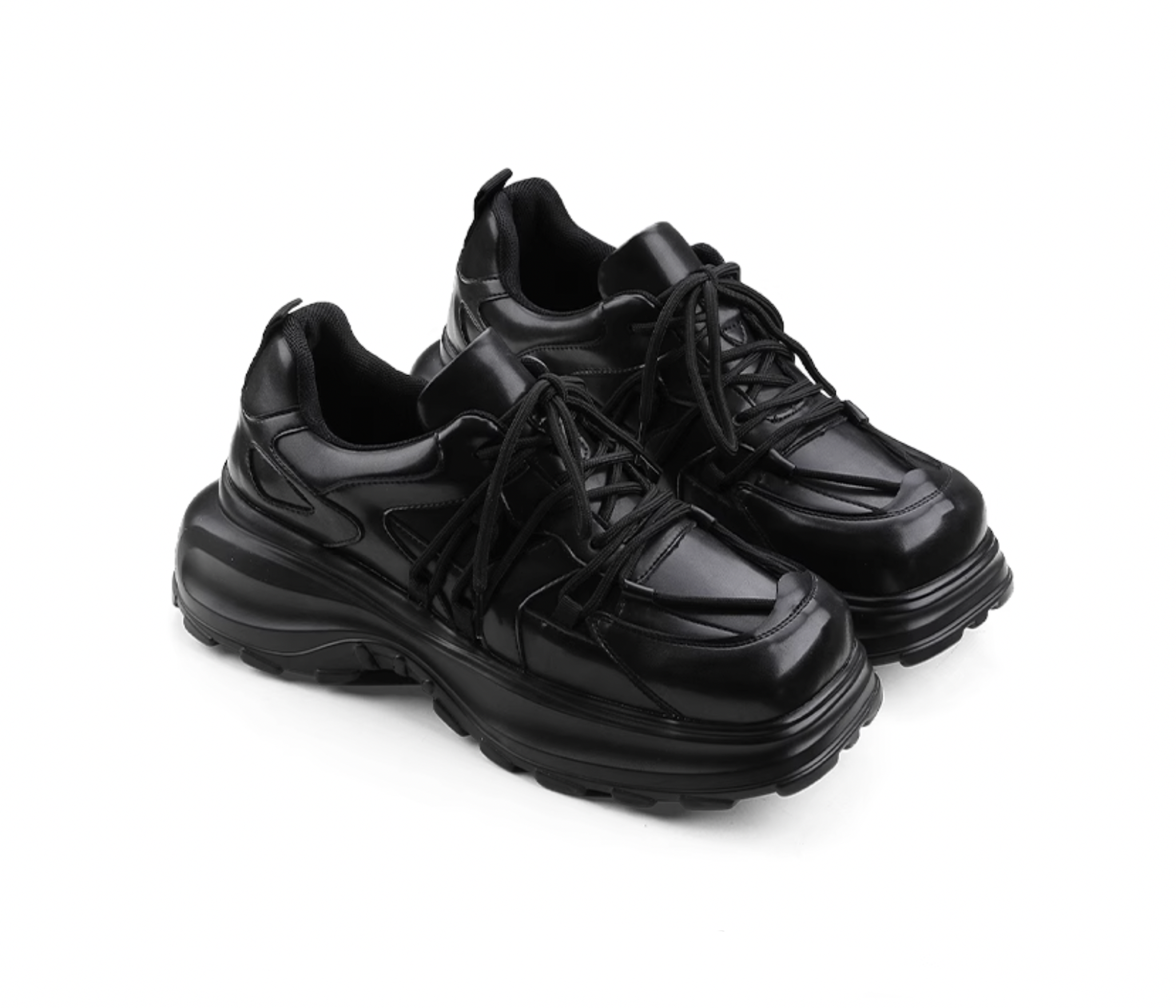 HK07 精選亮皮厚底老爹鞋