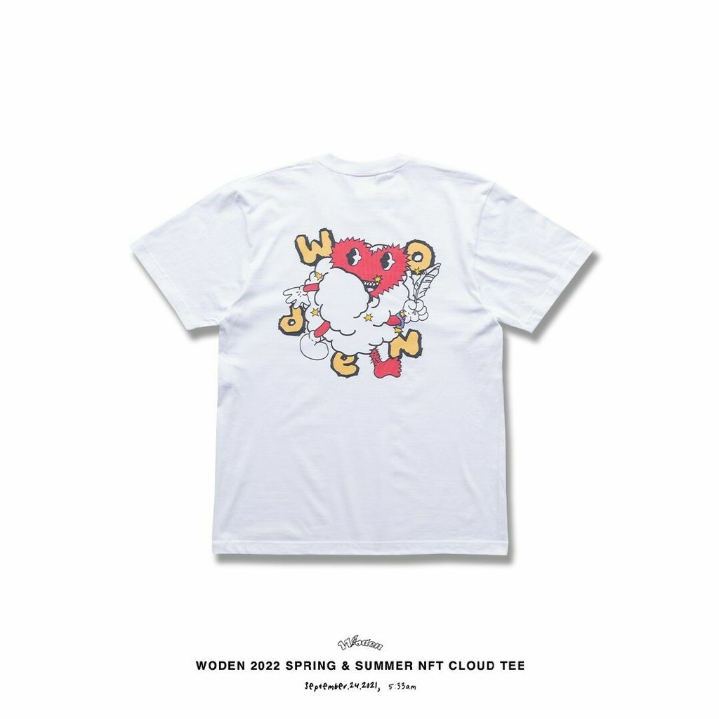 *最後現貨* WODEN 2022 Spring & Summer NFT Cloud tee (白色款)
