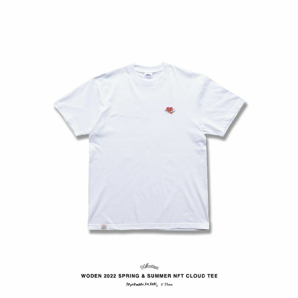 *最後現貨* WODEN 2022 Spring & Summer NFT Cloud tee (白色款)