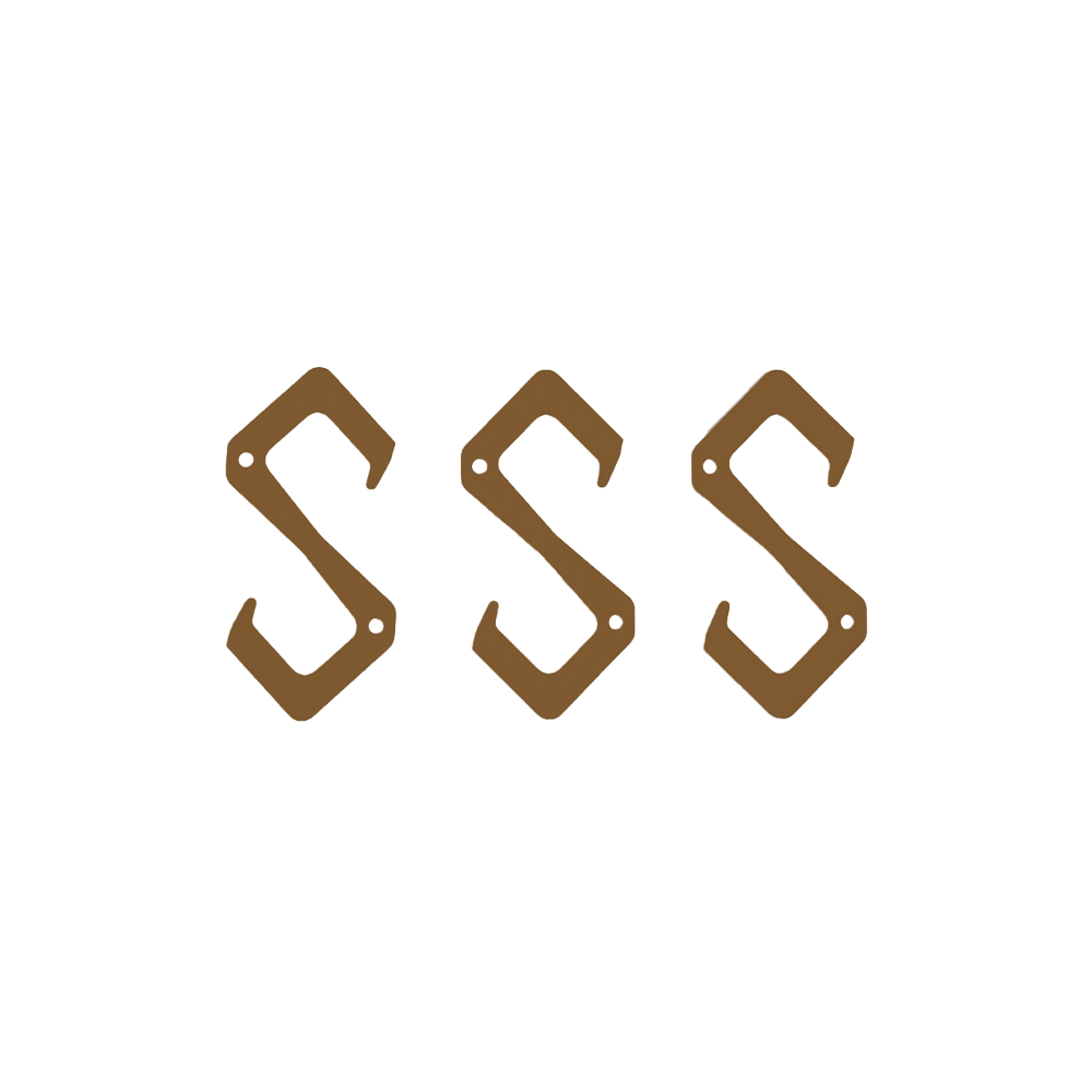 Comma Nine｜多功能 S 形掛勾｜卡其沙