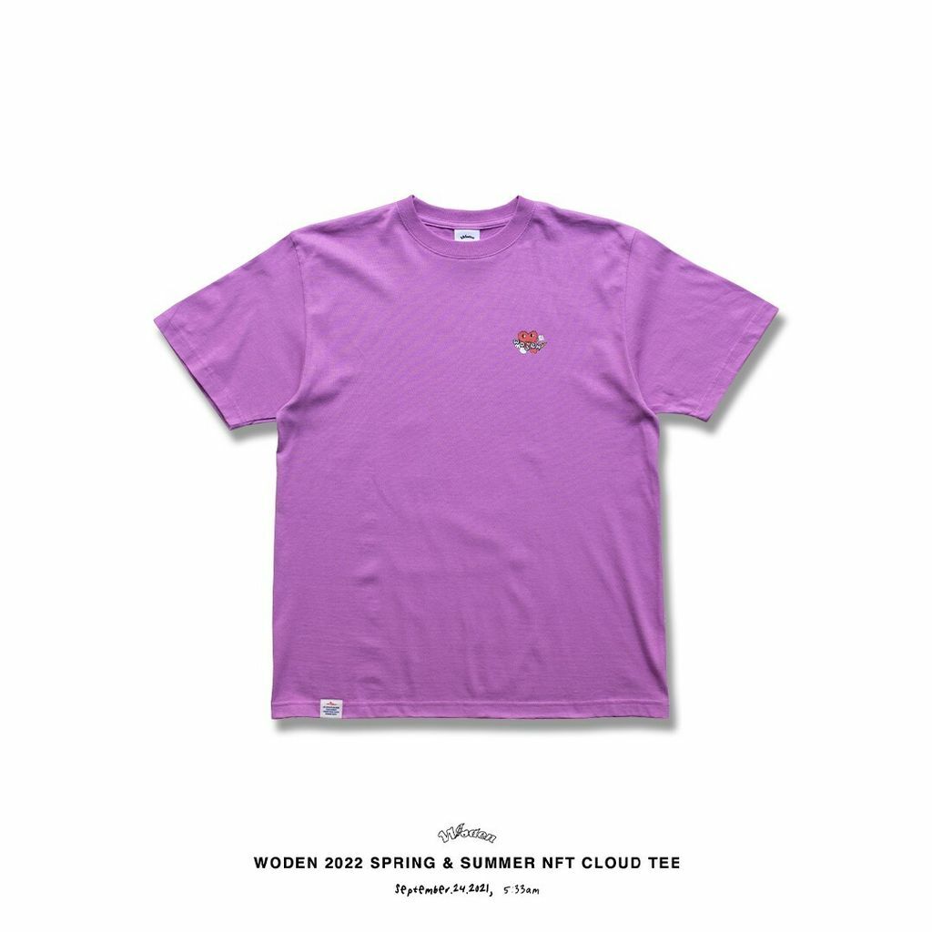 *最後現貨* WODEN 2022 Spring & Summer NFT Cloud tee (紫色款)