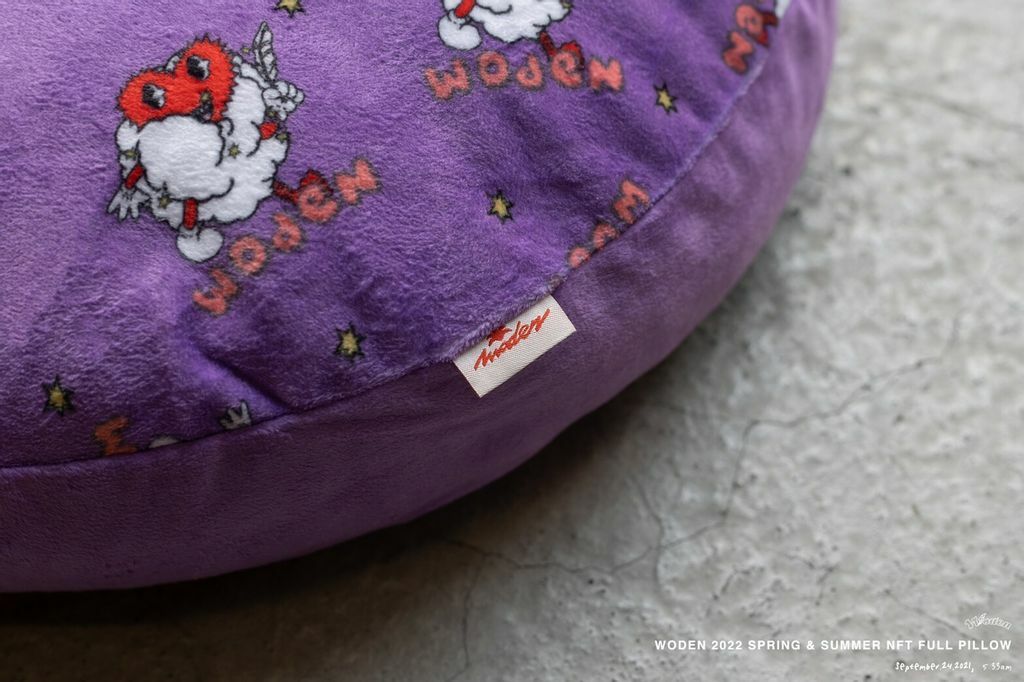 WODEN 2022 Spring & Summer NFT LOGO Pillow