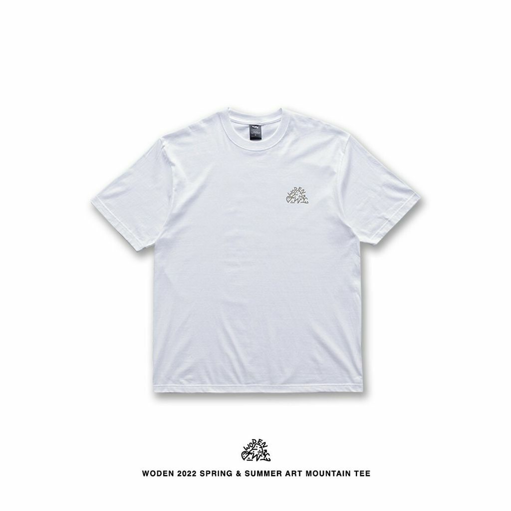 WODEN 2022 Spring & Summer Art Mountain Tee 白色款