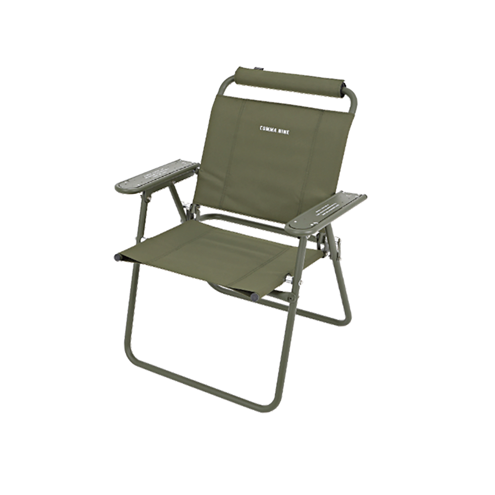 Comma Nine｜Nine One 摺疊露營椅｜橄欖綠
