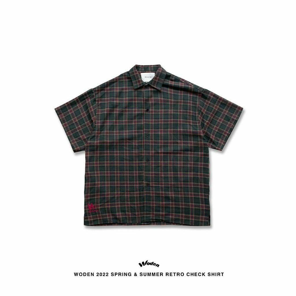 WODEN 2022 Spring & Summer Retro Check Shirt