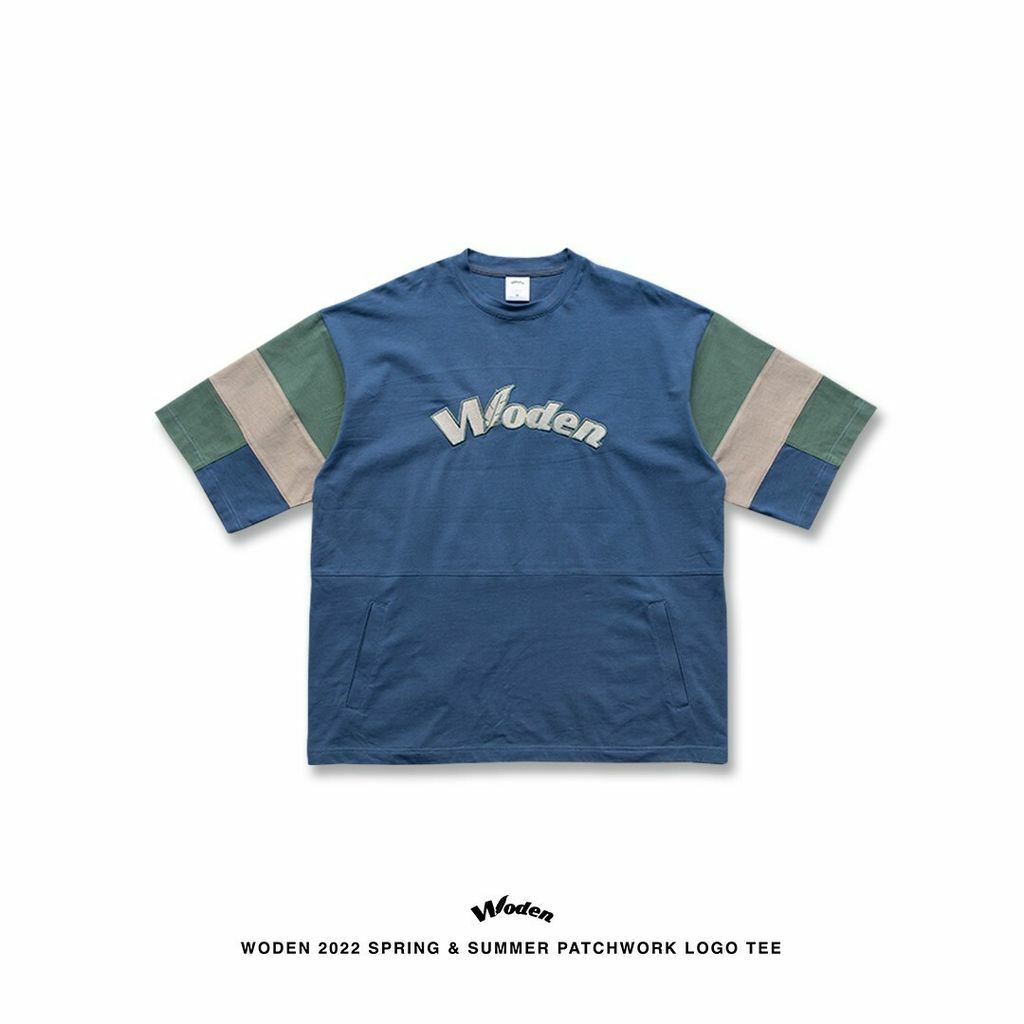 WODEN 2022 Spring & Summer Patchwork LOGO Tee