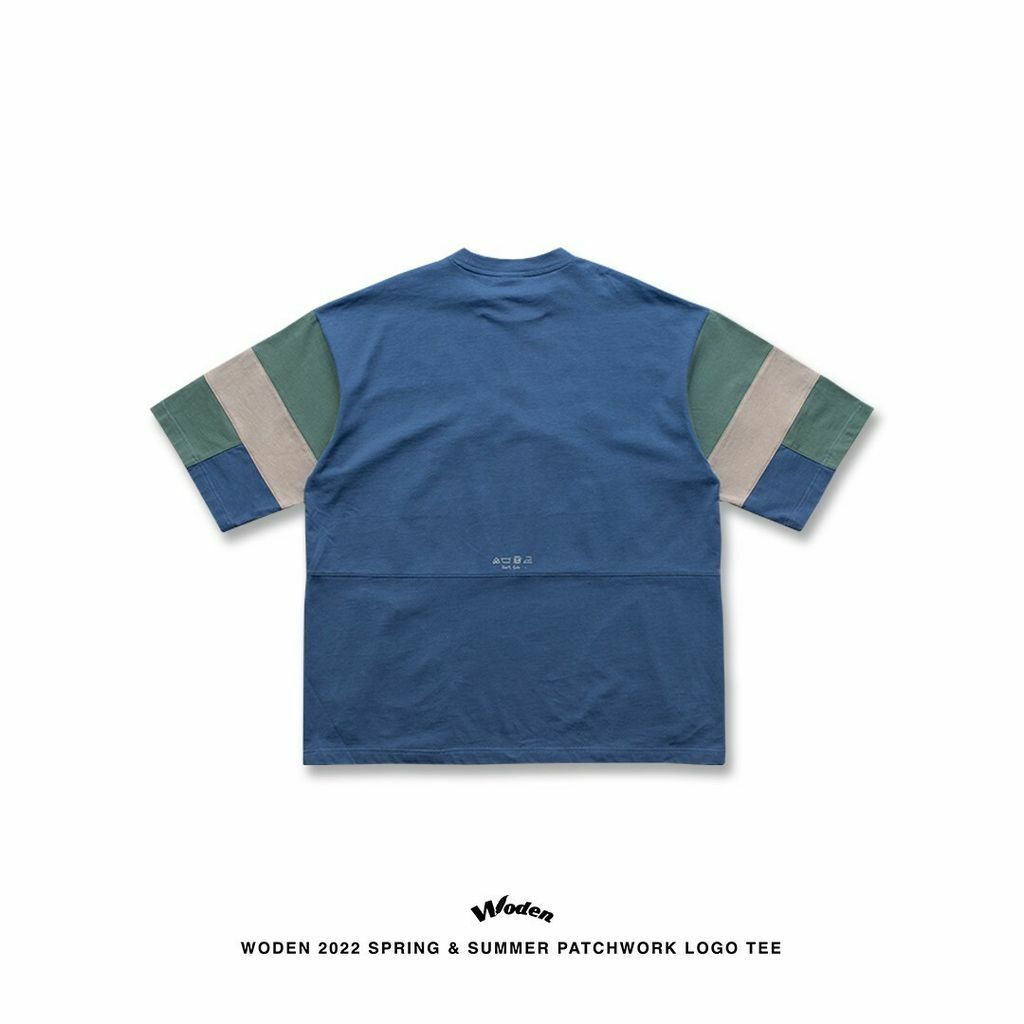 WODEN 2022 Spring & Summer Patchwork LOGO Tee