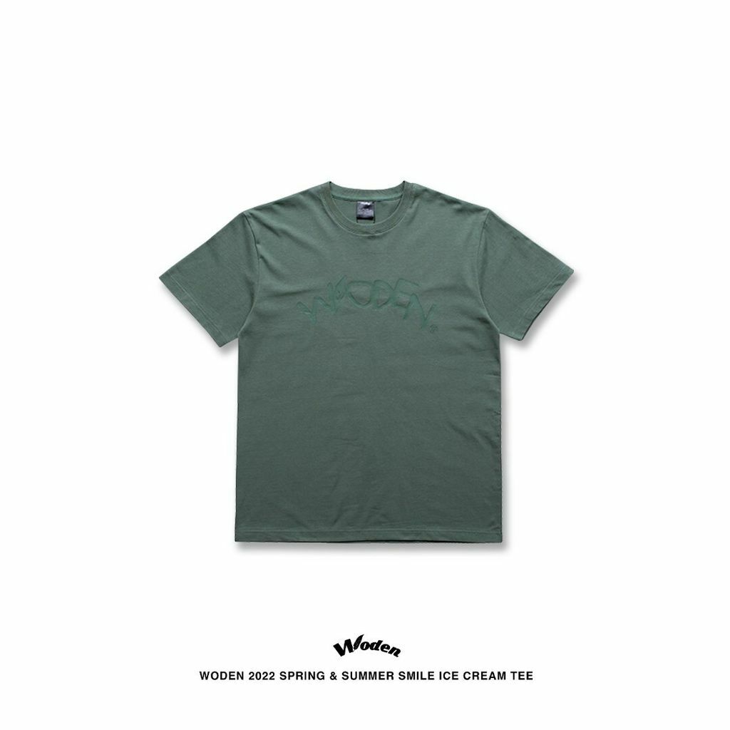 WODEN 2022 Spring & Summer Smile Ice Cream tee (綠色款)