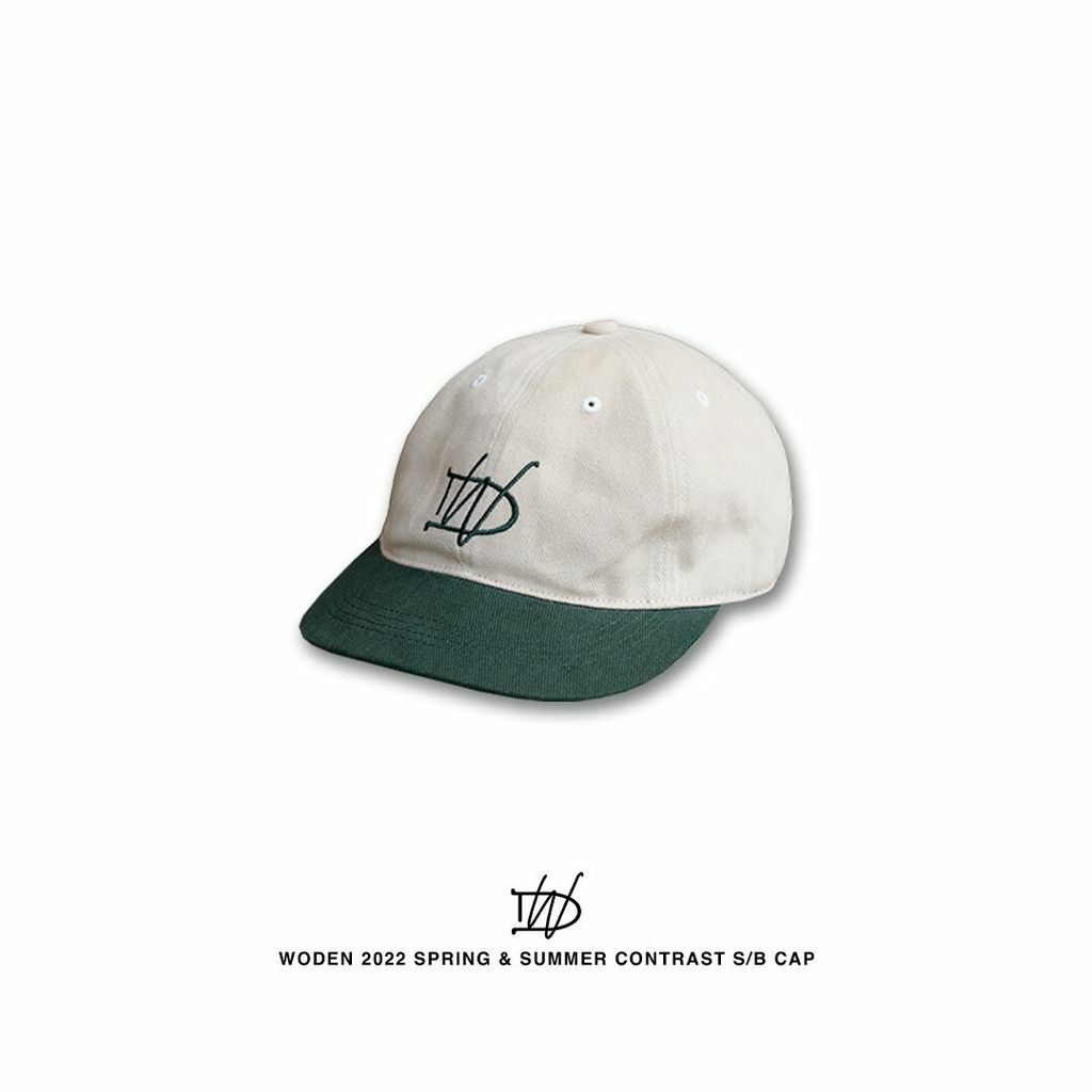 WODEN 2022 Spring & Summer Contrast S/B Cap (米綠款)