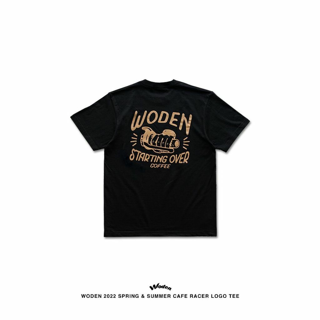 WODEN 2022 Spring & Summer Cafe Racer tee (黑色款)