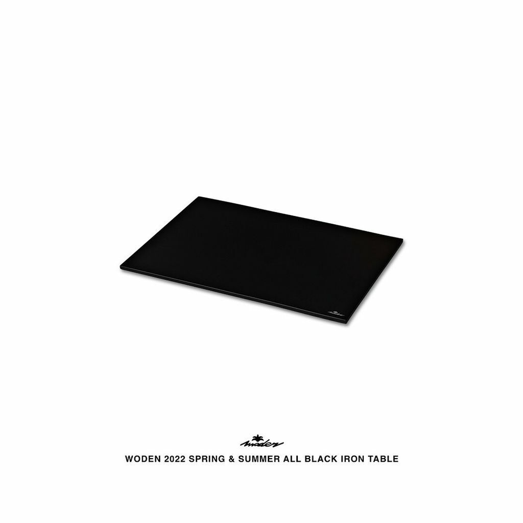 WODEN 2022 Spring & Summer All Black Iron Table 黑鐵天板