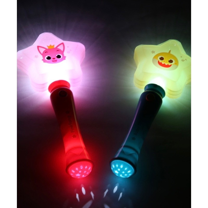 韓國玩具_碰碰狐x鯊魚寶寶星光魔法棒