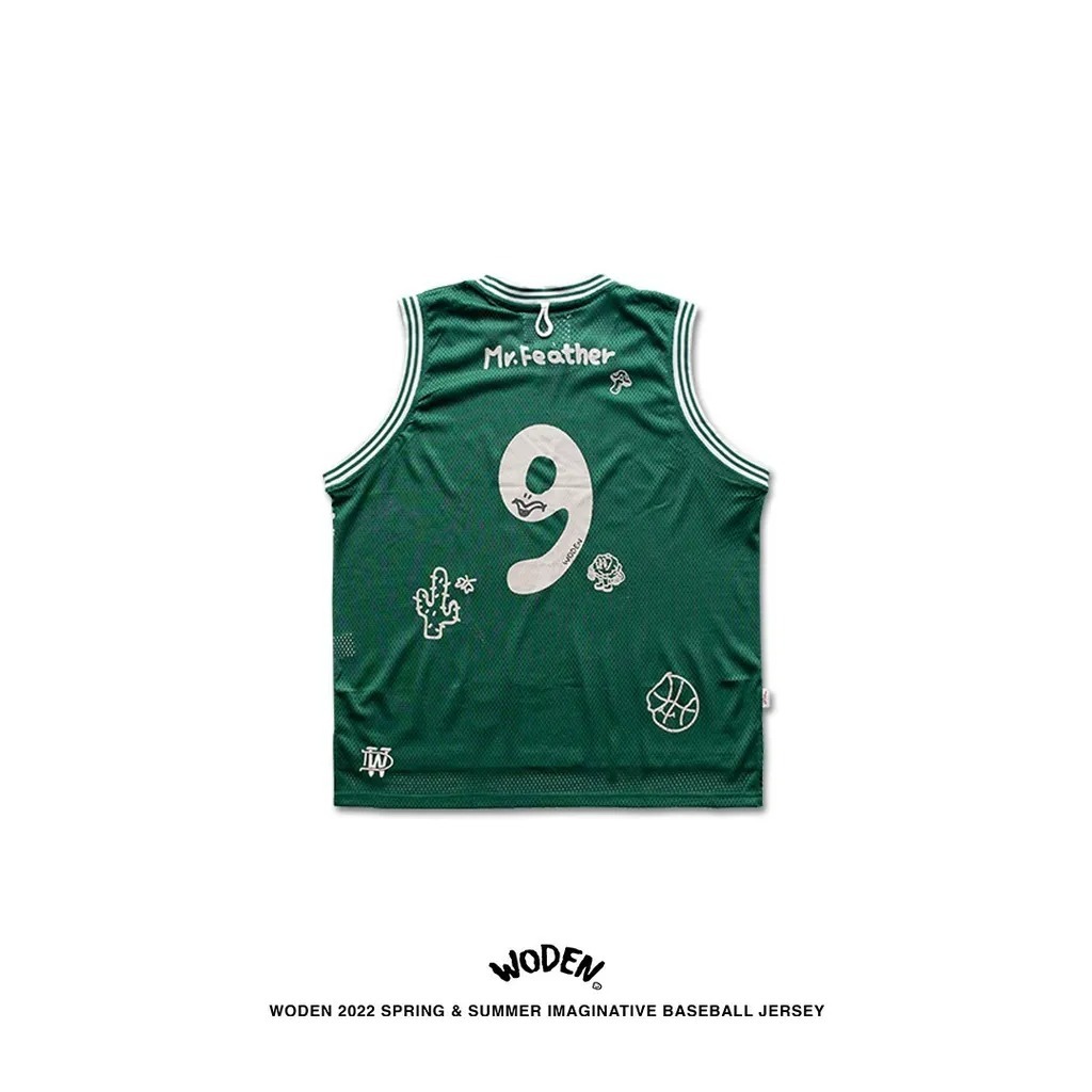 WODEN 2022 Spring & Summer Imaginative Basketball Jersey