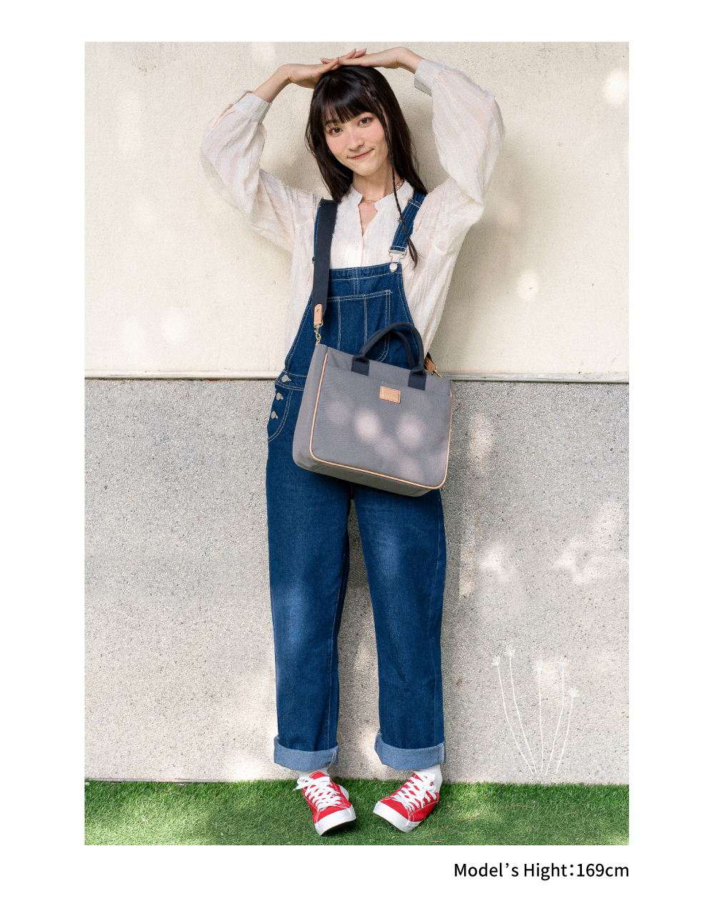 satana Urban Wander 漫享職人手提輕量斜背包 雲灰色 SFL0040-115