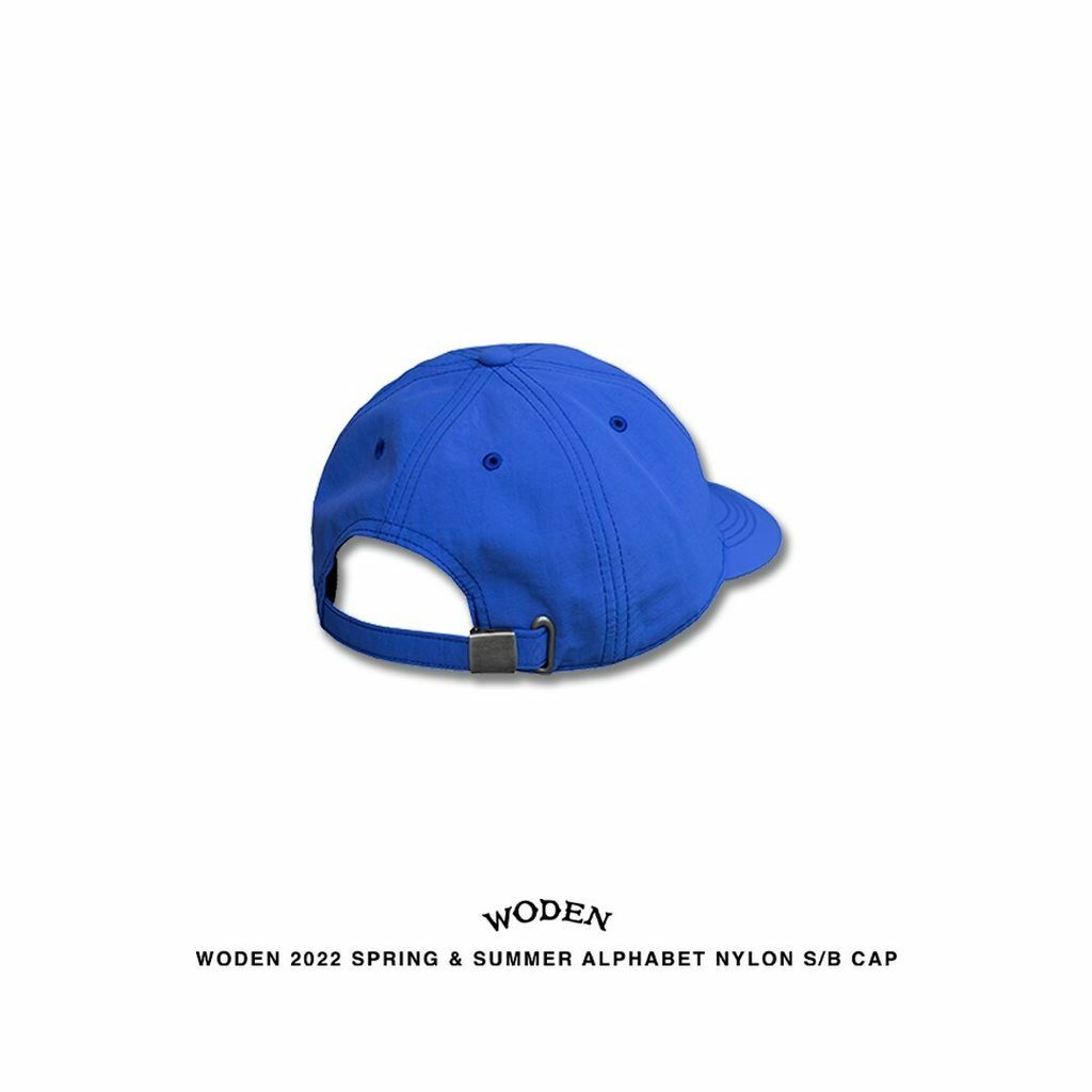 WODEN 2022 Spring & Summer Alphabet Nylon S/B Cap (藍色款)