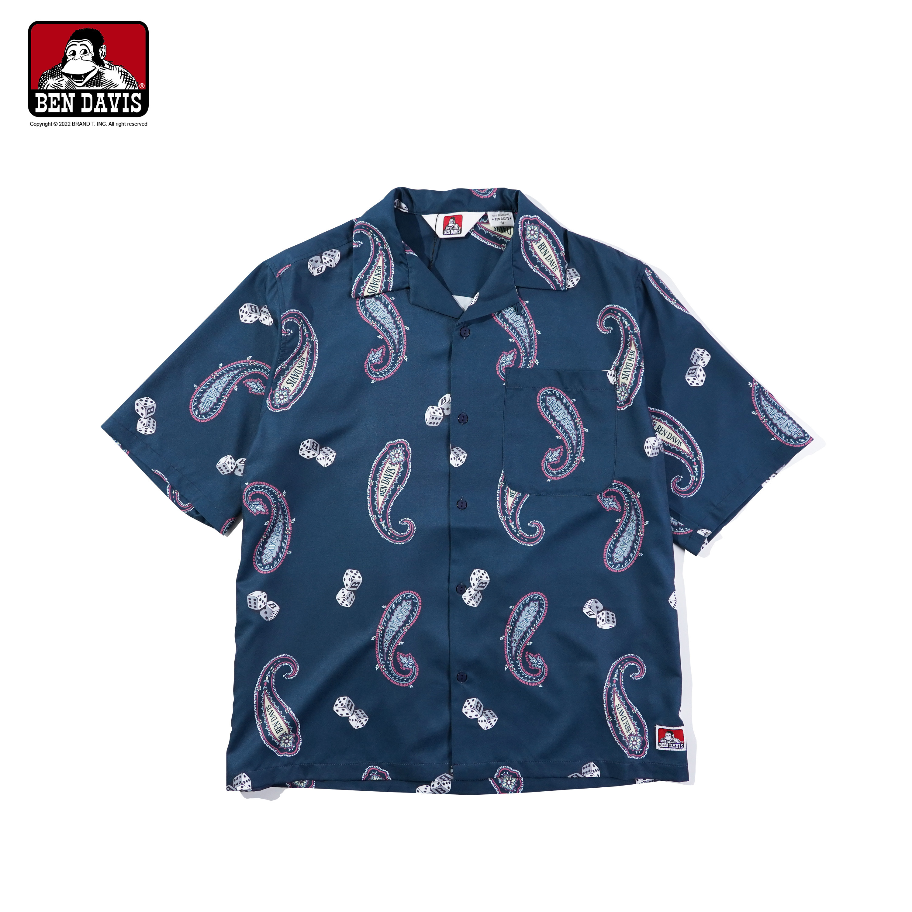 【 BEN DAVIS | 骰子變形蟲襯衫 - 2色 】