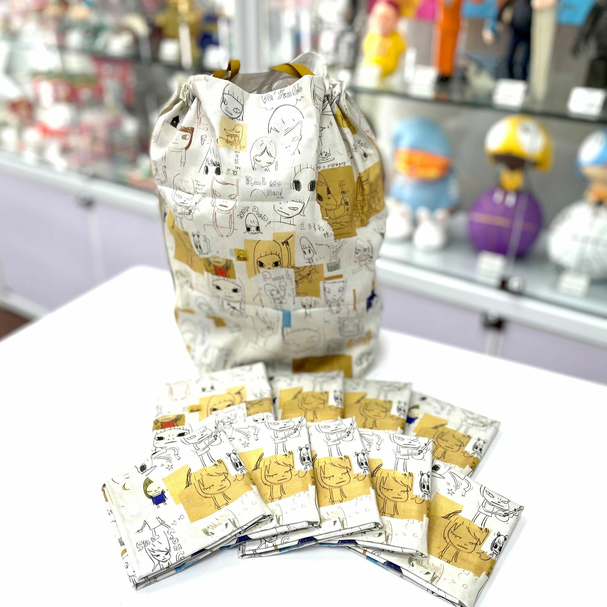 Yoshitomo Nara Handkerchisf Eco Bag