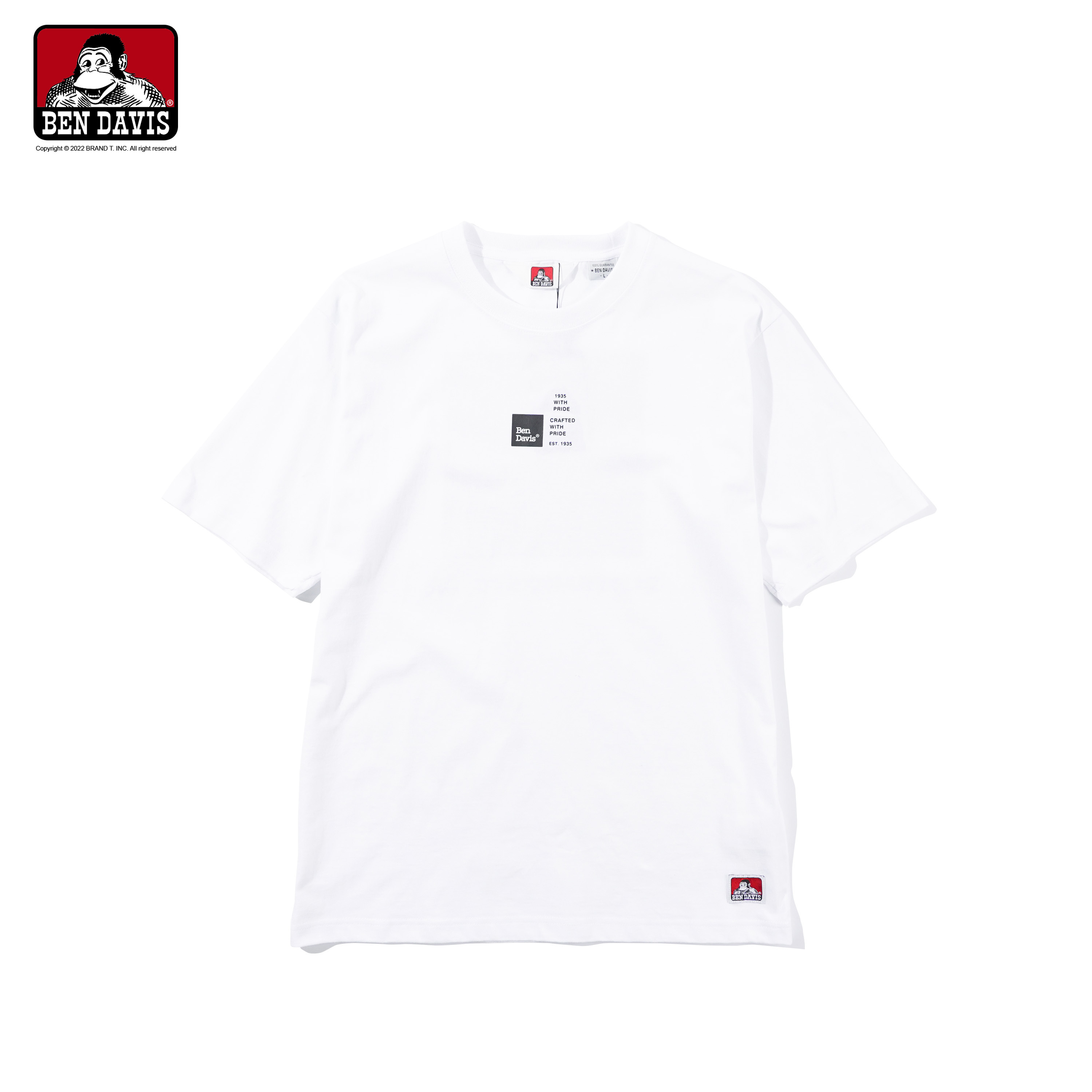 【 BEN DAVIS | 變型蟲頭巾圖案短TEE - 2色 】