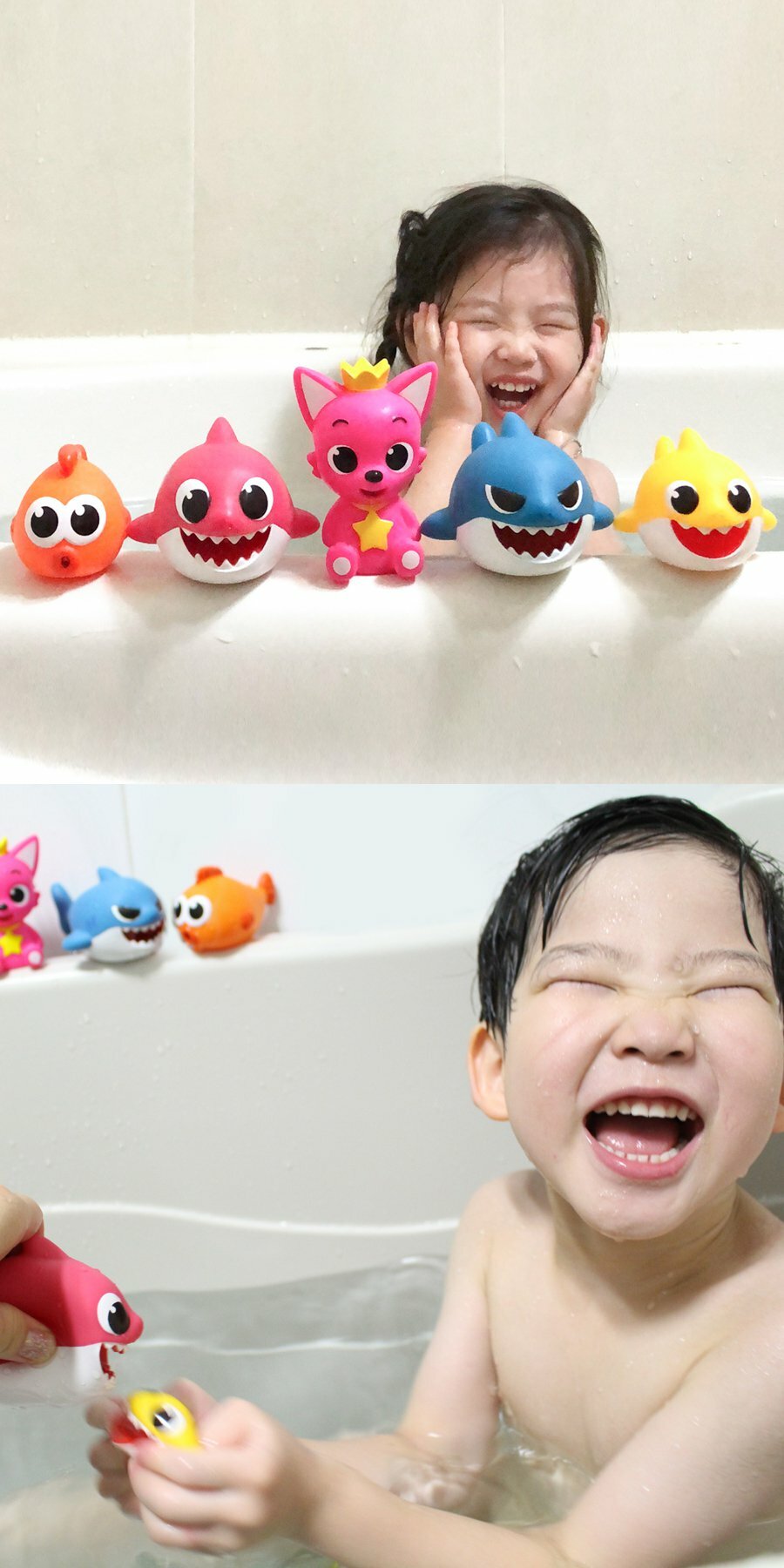 Babyshark浴室擠壓水槍