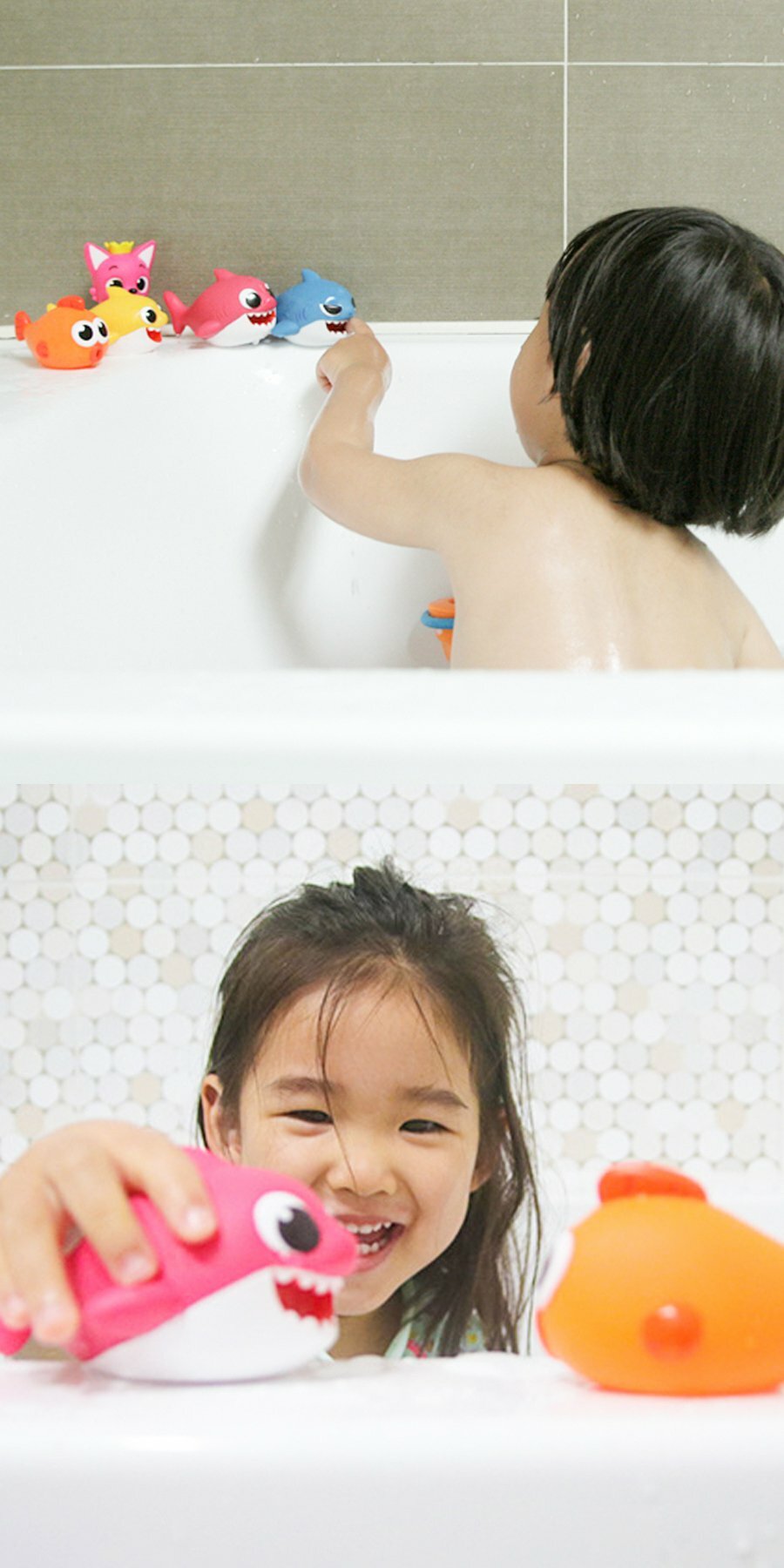 Babyshark浴室擠壓水槍