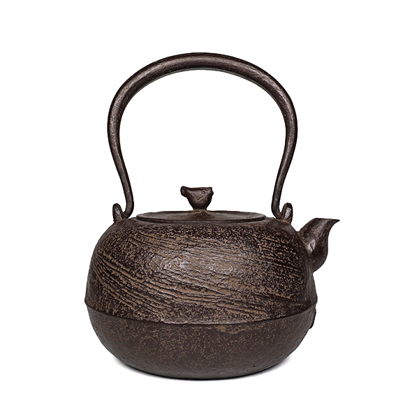 【及川榮喜】刷毛目 魚 鐵壺1.3L