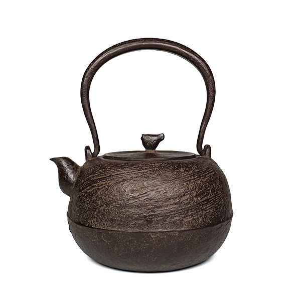 【及川榮喜】刷毛目 魚 鐵壺1.3L