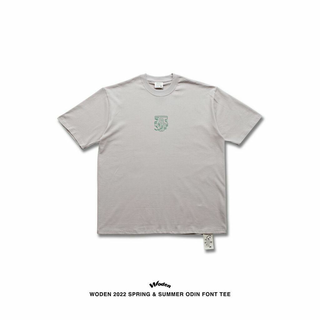 WODEN 2022 Spring & Summer ODIN font tee 杏色