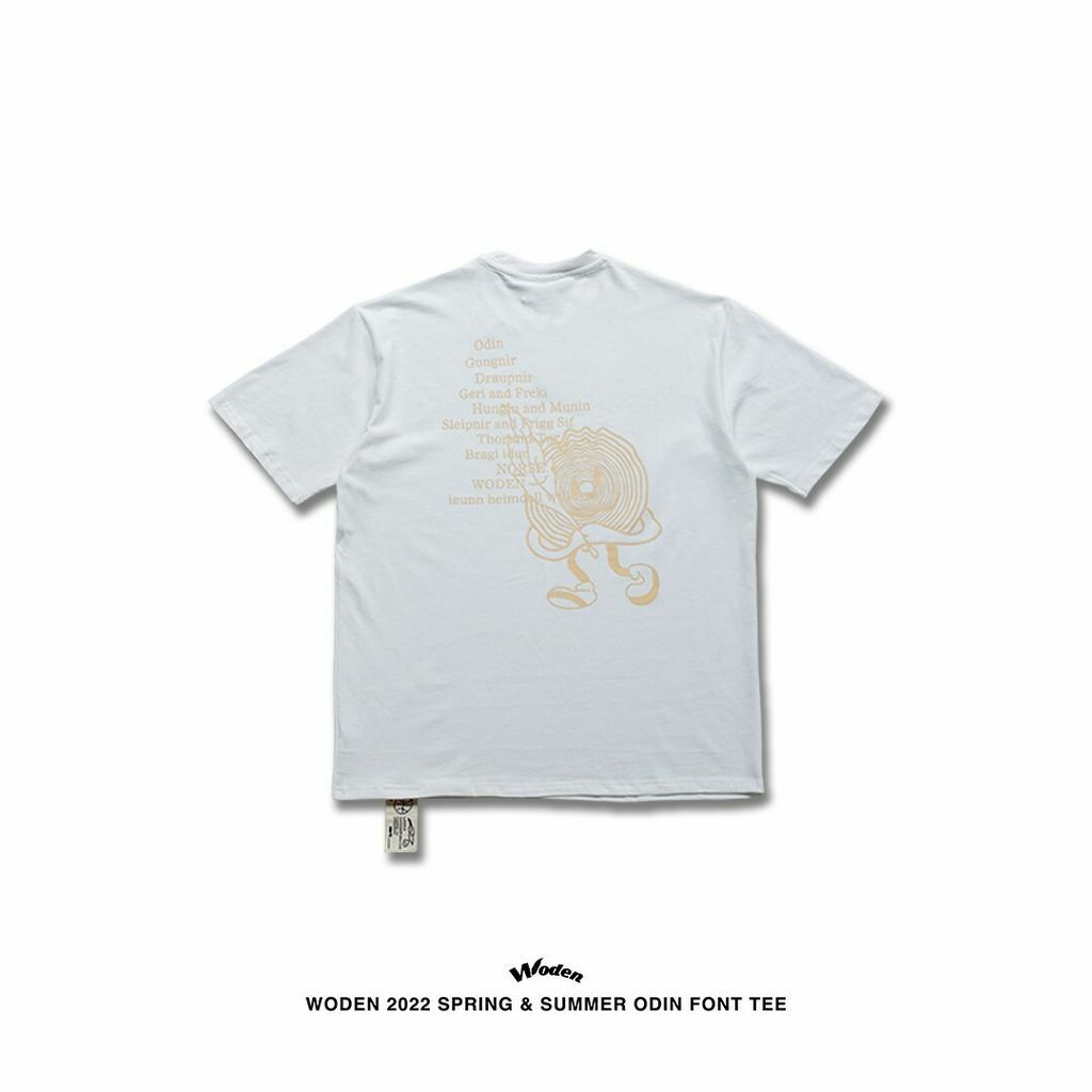 WODEN 2022 Spring & Summer ODIN font tee 白色