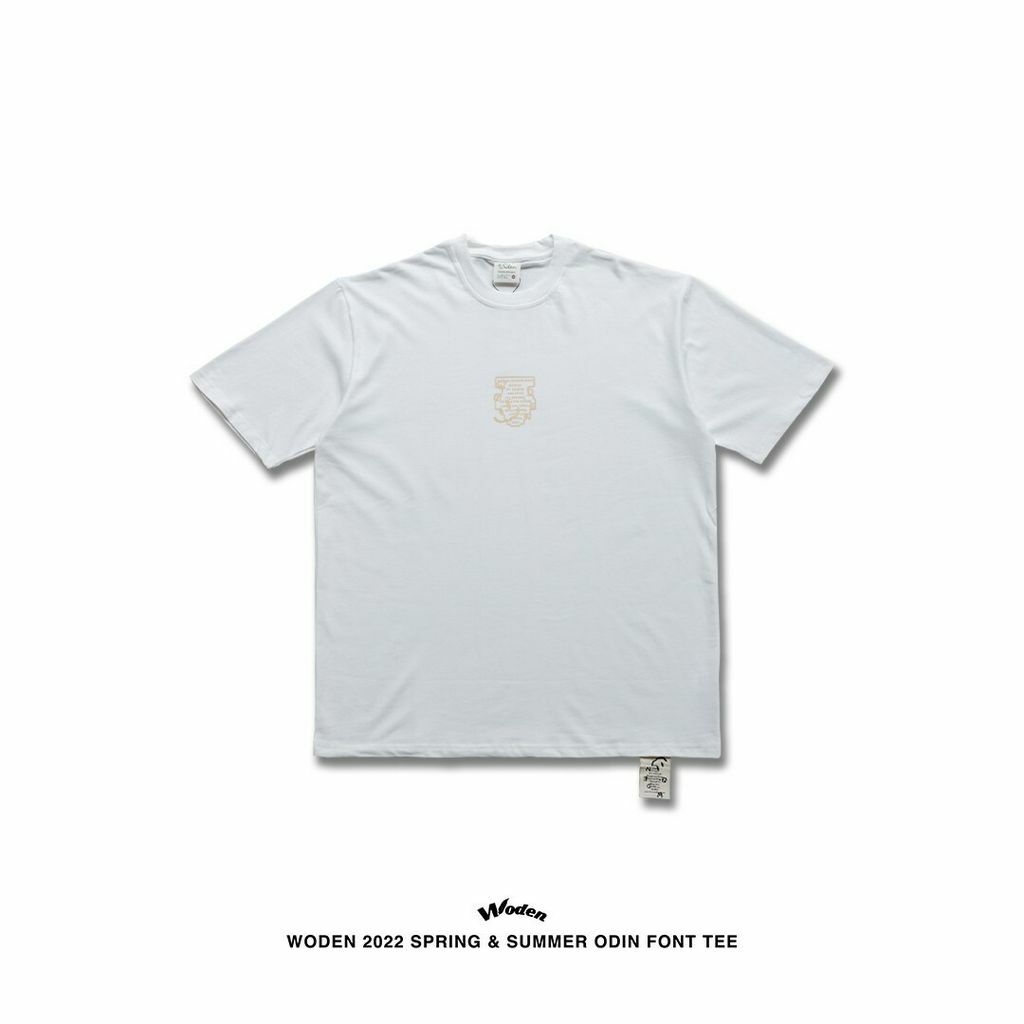 WODEN 2022 Spring & Summer ODIN font tee 白色