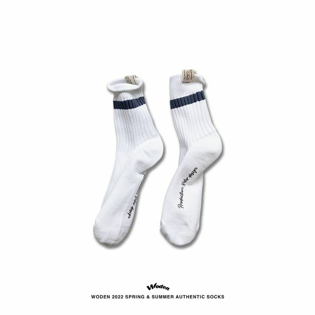 WODEN 2022 Spring & Summer Authentic Socks (白藍款)