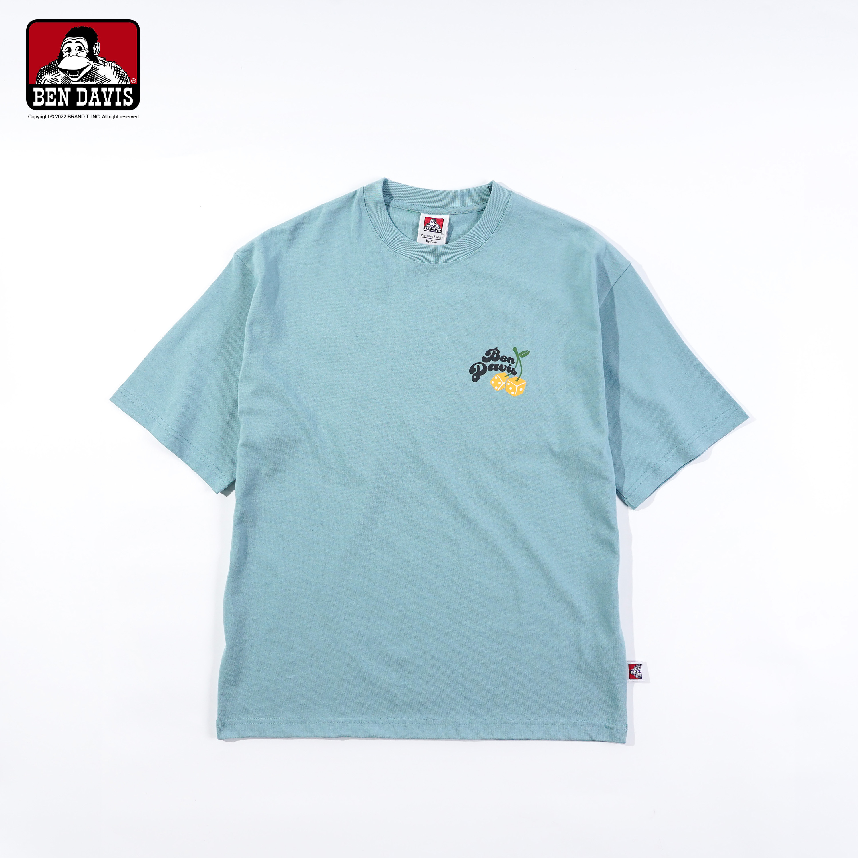 【 BEN DAVIS | 櫻桃骰子立體毛圈短TEE - 2色 】