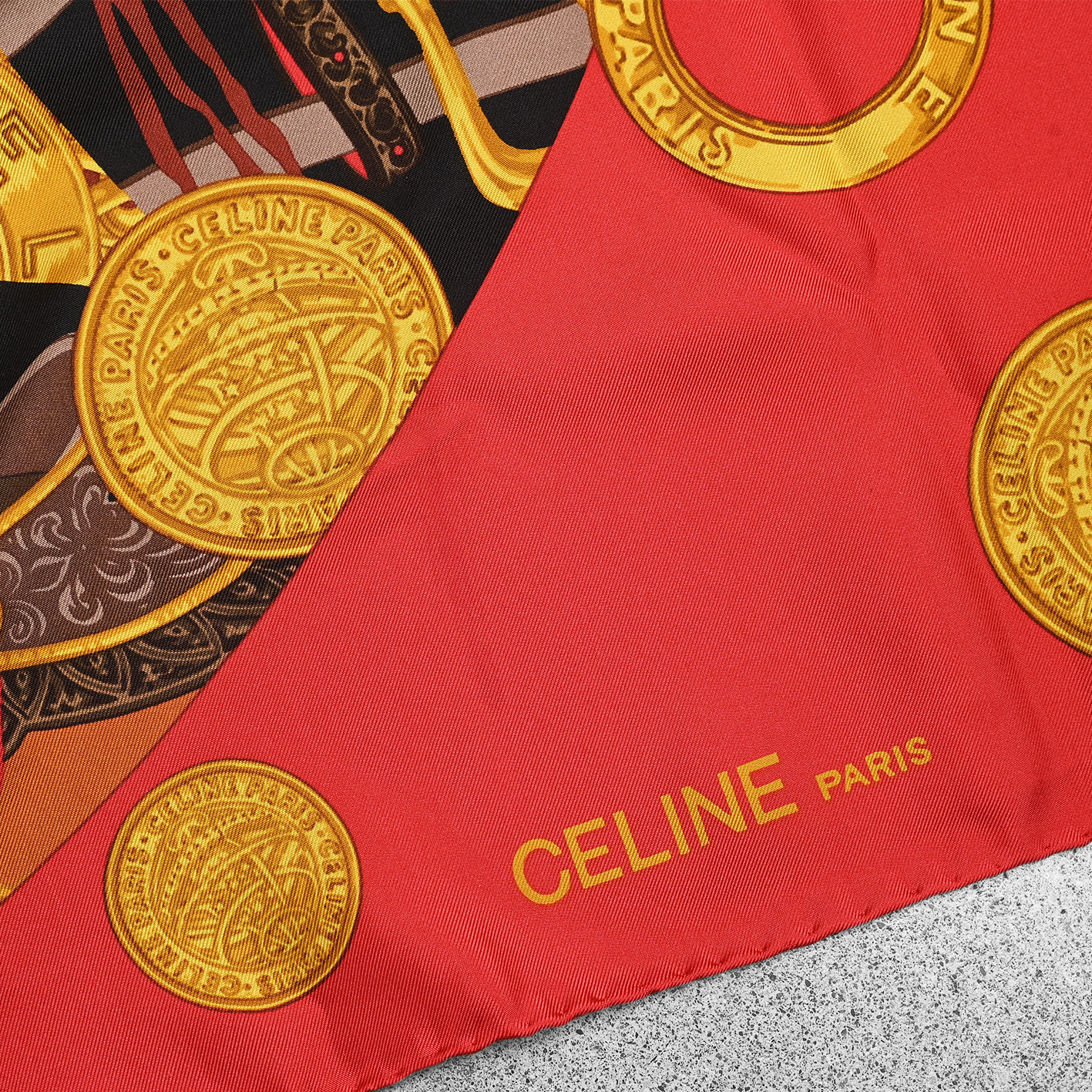 Celine 古董大方巾