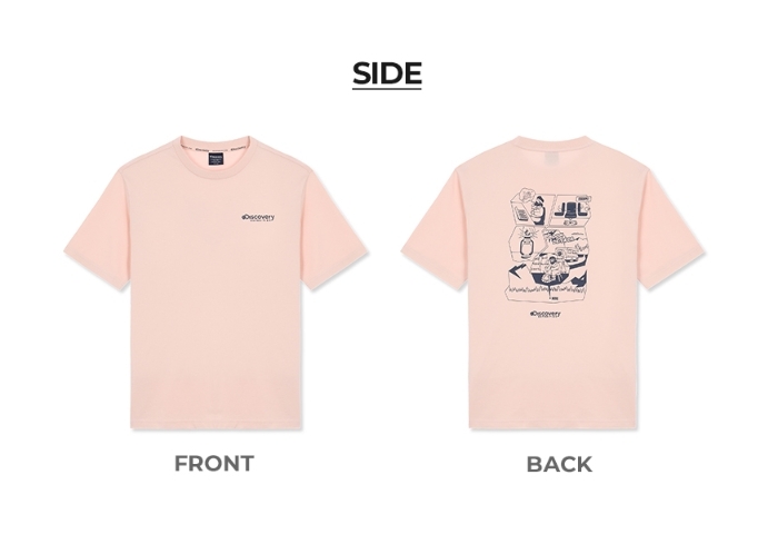 韓國代購 Discovery Expedition Main Crew 戶外卡通圖案 短袖 上衣 JUN-