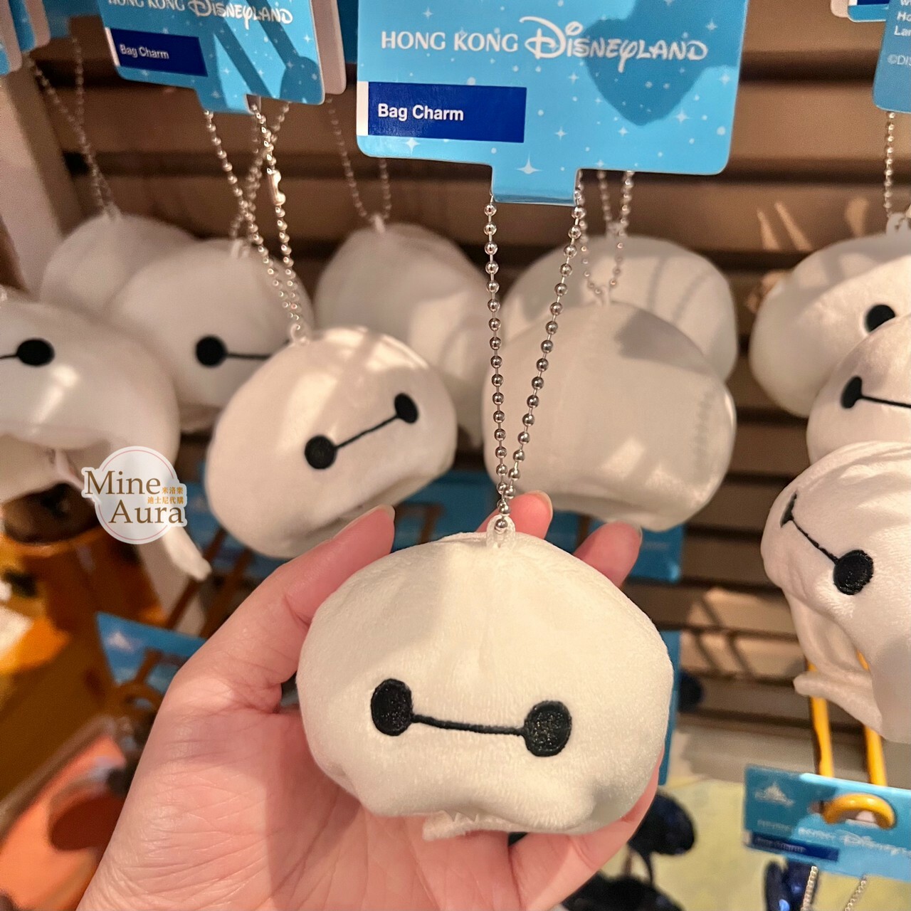 杯麵 Baymax 大頭 頭套造型 鑰匙圈 吊飾 -香港迪士尼樂園