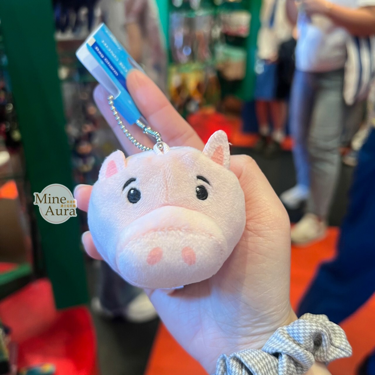(現貨) 火腿豬 Ham 頭套造型鑰匙圈吊飾 玩具總動員 Toy Story -香港迪士尼樂園