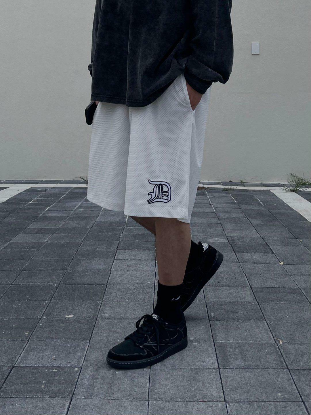 英文字圖案短褲 DOVER-006P