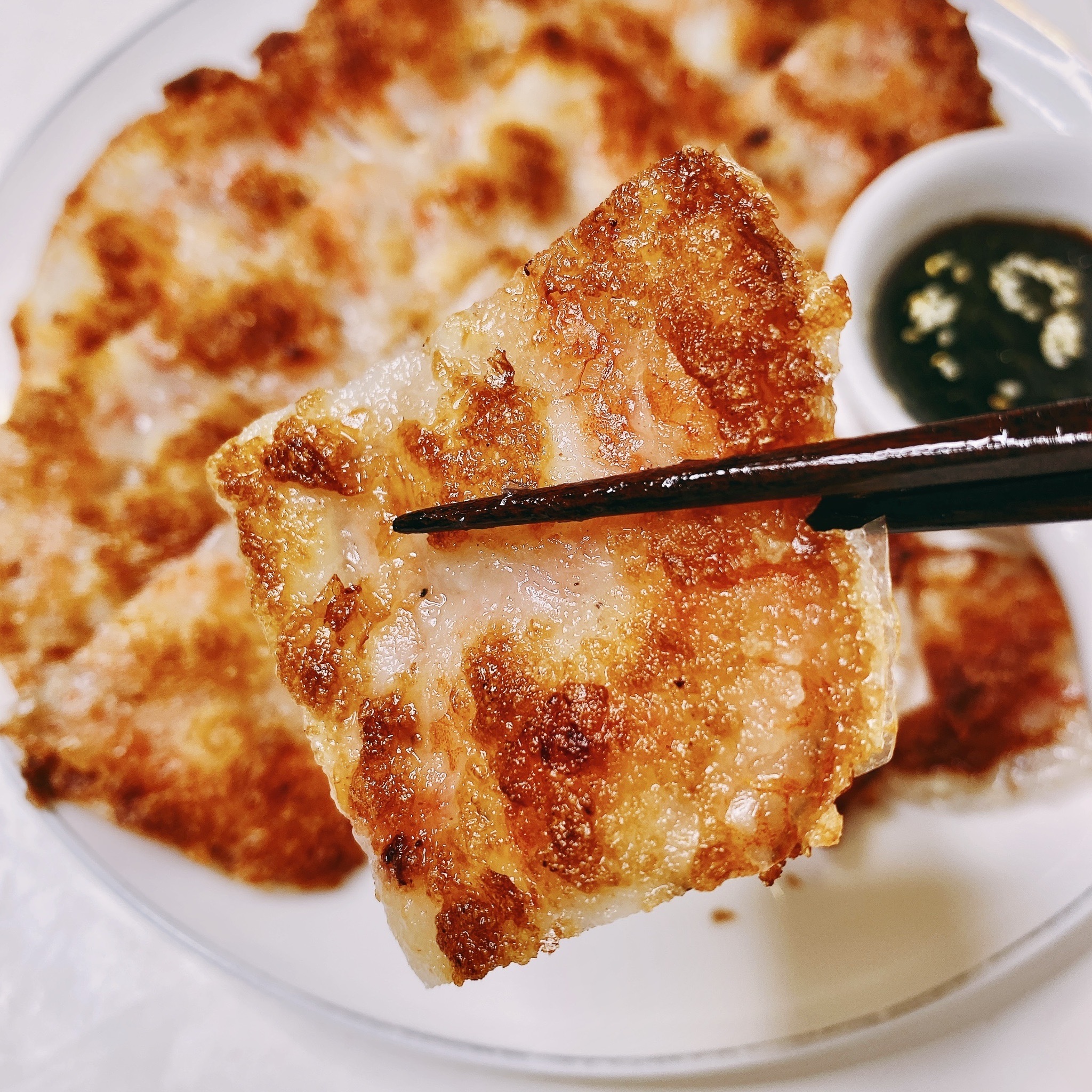 超多整尾蝦子在月亮蝦餅花枝蝦餅裡