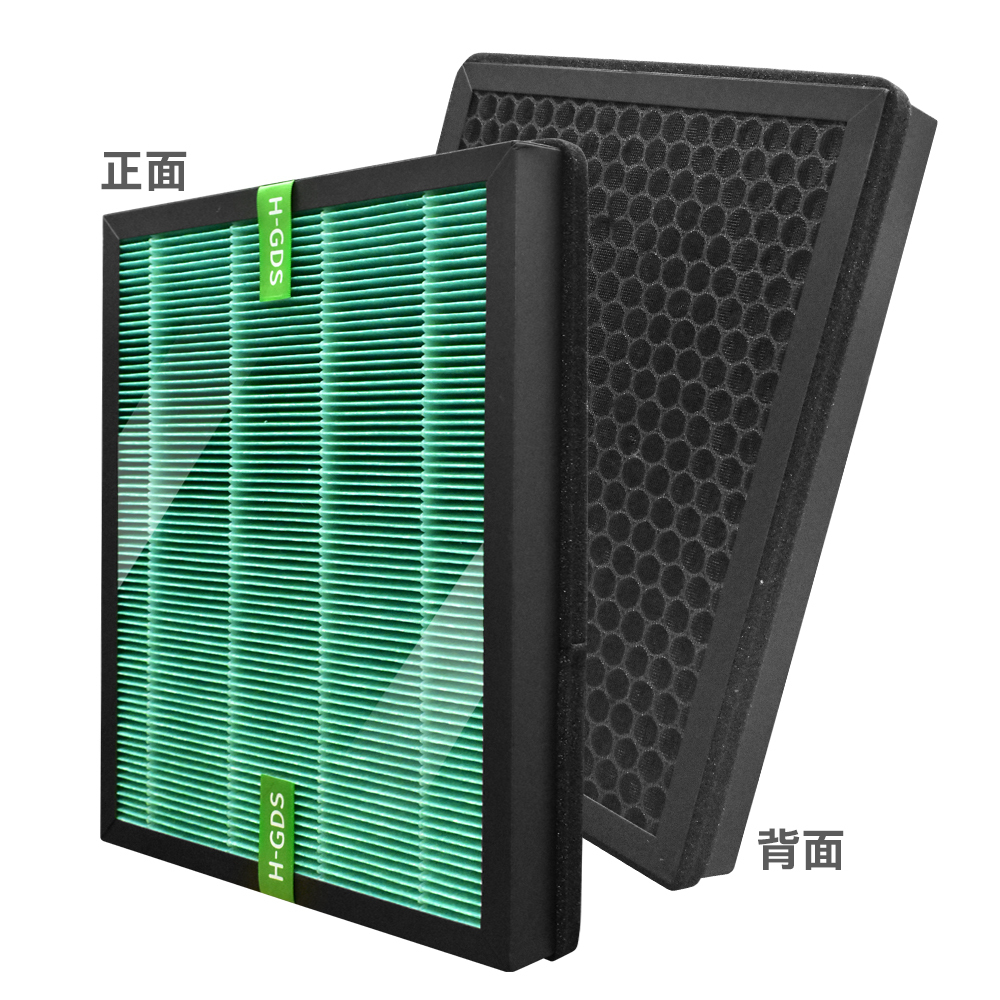 綠綠好日 適用 Electrolux伊萊克斯 極適家居300/500/700系列 EDH14TRBD2 / EDH14TRBW2 / EDH12TRBD2 / EDH12TRBW2 / EDH10TRBW1 抗菌HEPA複合蜂顆活性碳濾網 一入