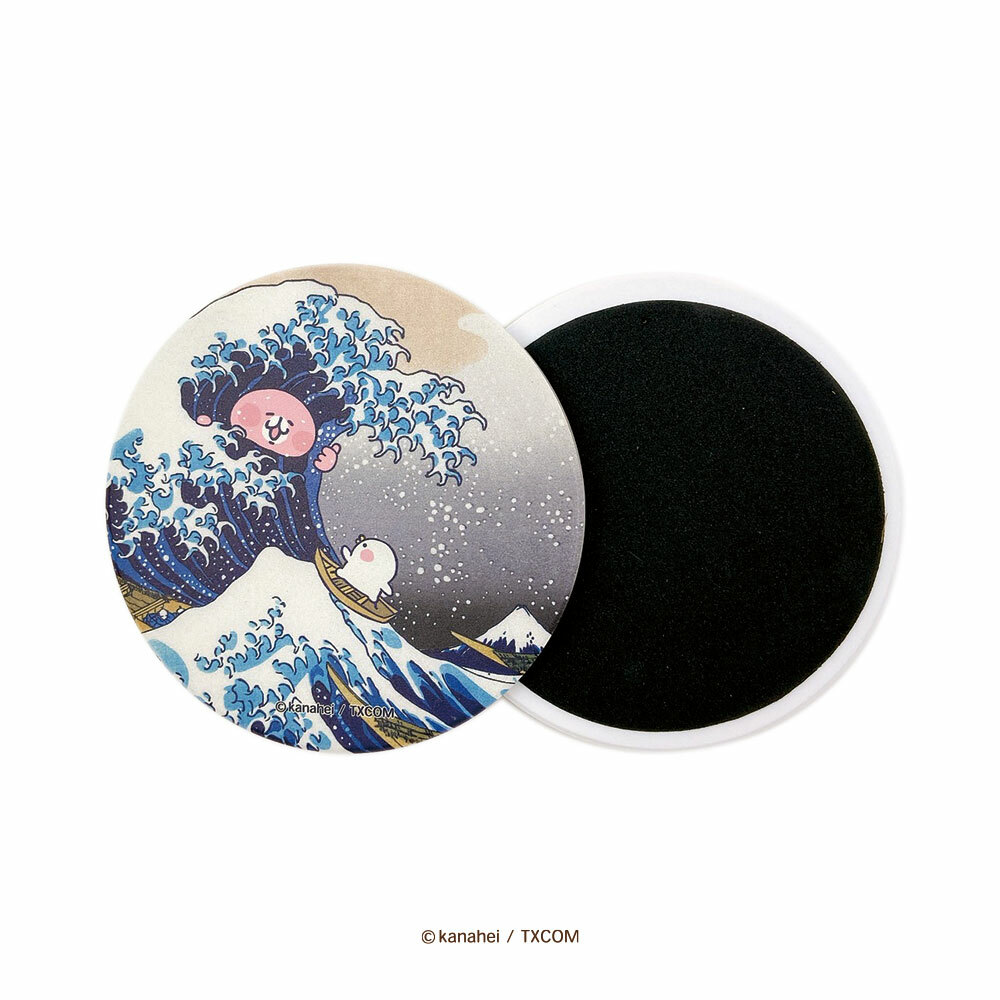 卡娜赫拉的小動物-吸水杯墊(浮世繪)