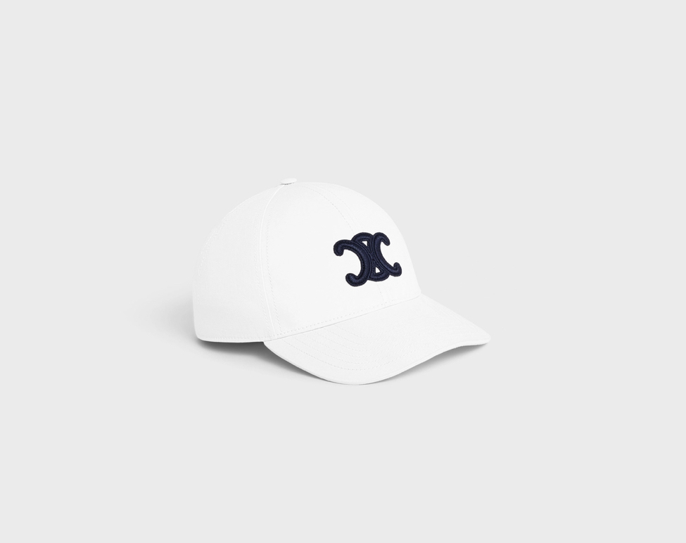 【国内発送】CELINE COTTON BASEBALL CAP CELINE BASEBALL CAP IN COTTON - BLACK | CELINE