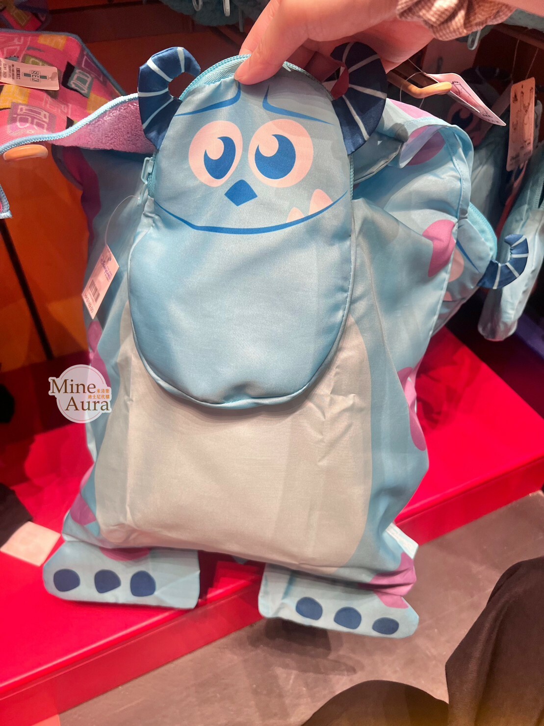 毛怪 蘇利文 Sullivan 折疊收納 環保 購物袋 怪獸電力公司 Monsters, Inc. -香港迪士尼樂園