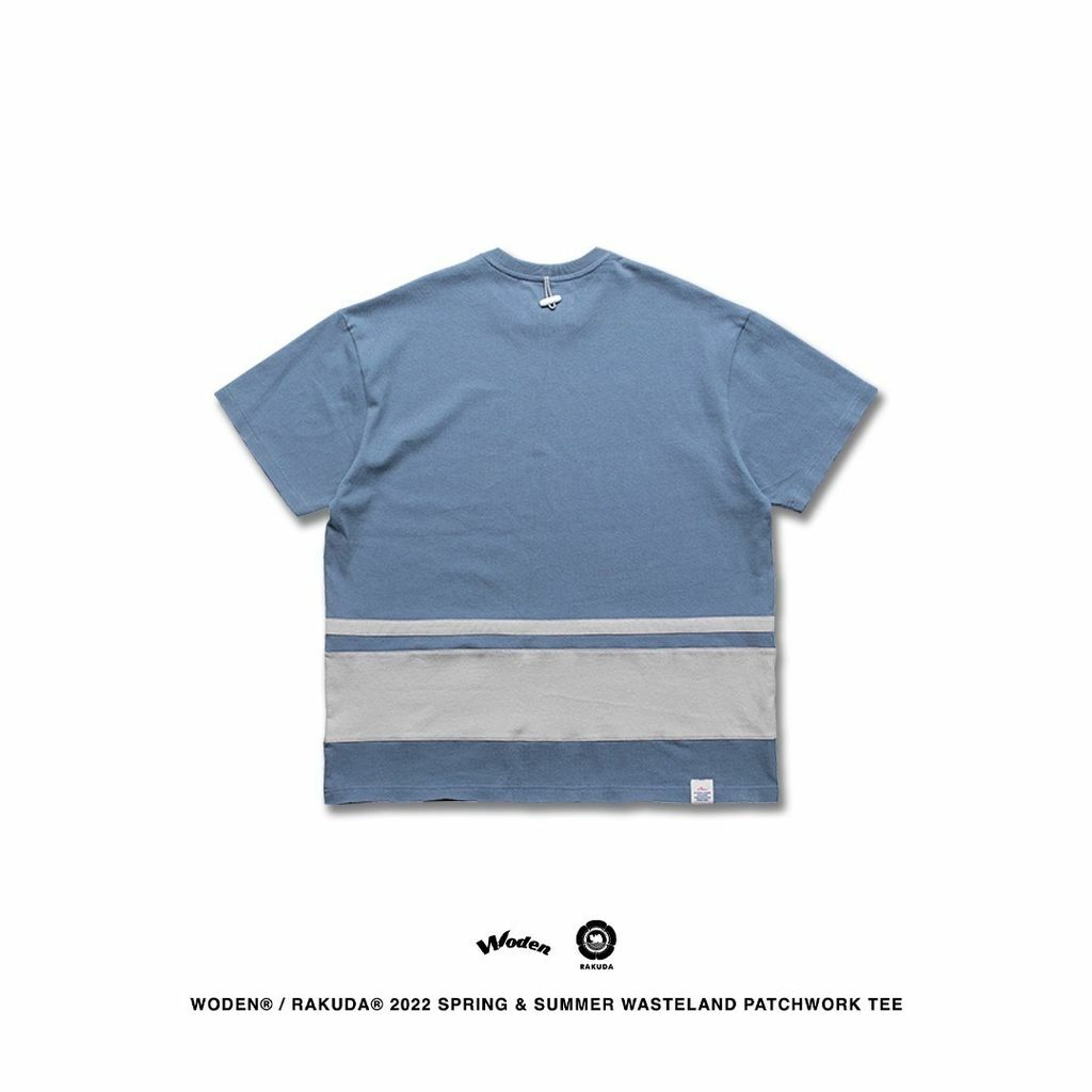 WODEN® / RAKUDA® 2022 Spring & Summer Wasteland Patchwork Tee (藍色款)