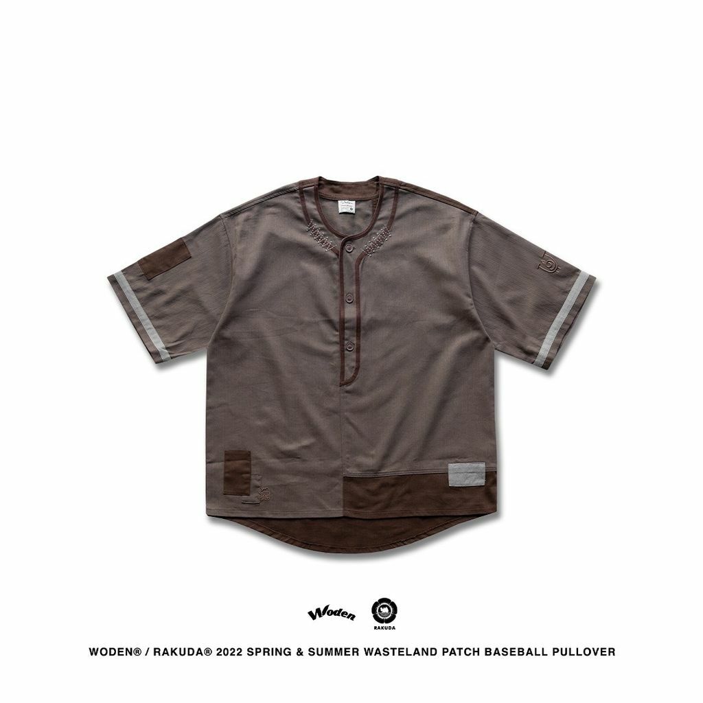 WODEN® / RAKUDA® 2022 Spring & Summer Wasteland Patch Baseball Pullover