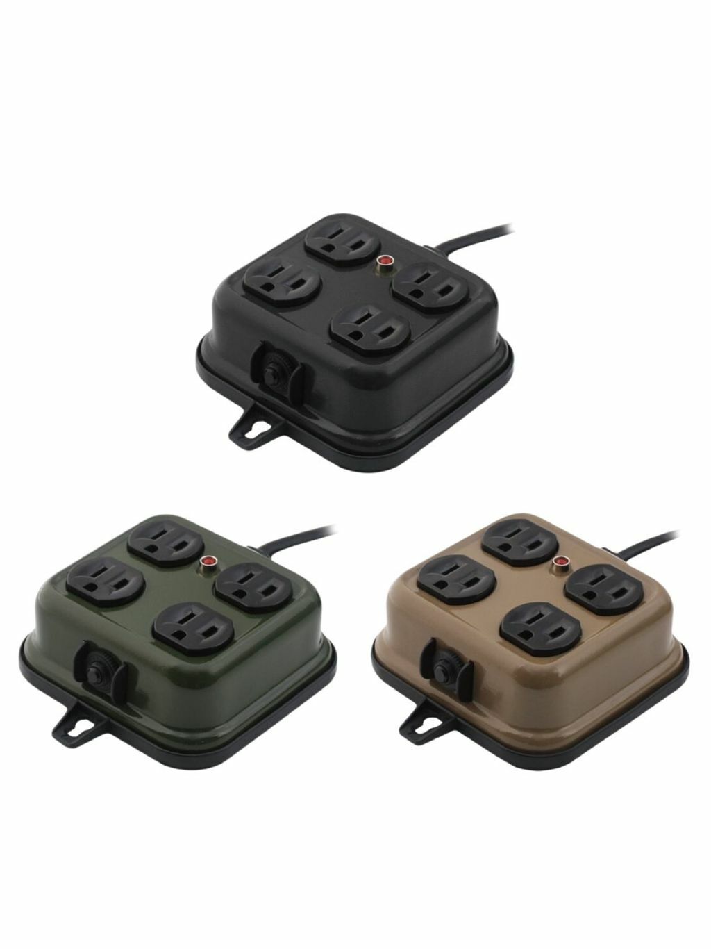 ADAM｜金屬4座延長線(三色)