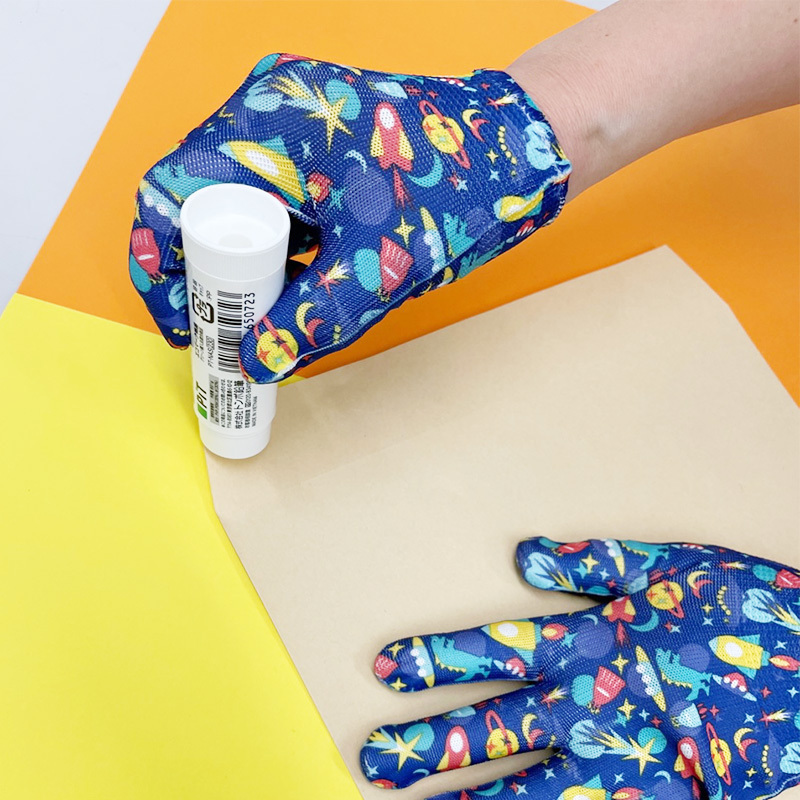 兒童用工作手套/汽車、外太空