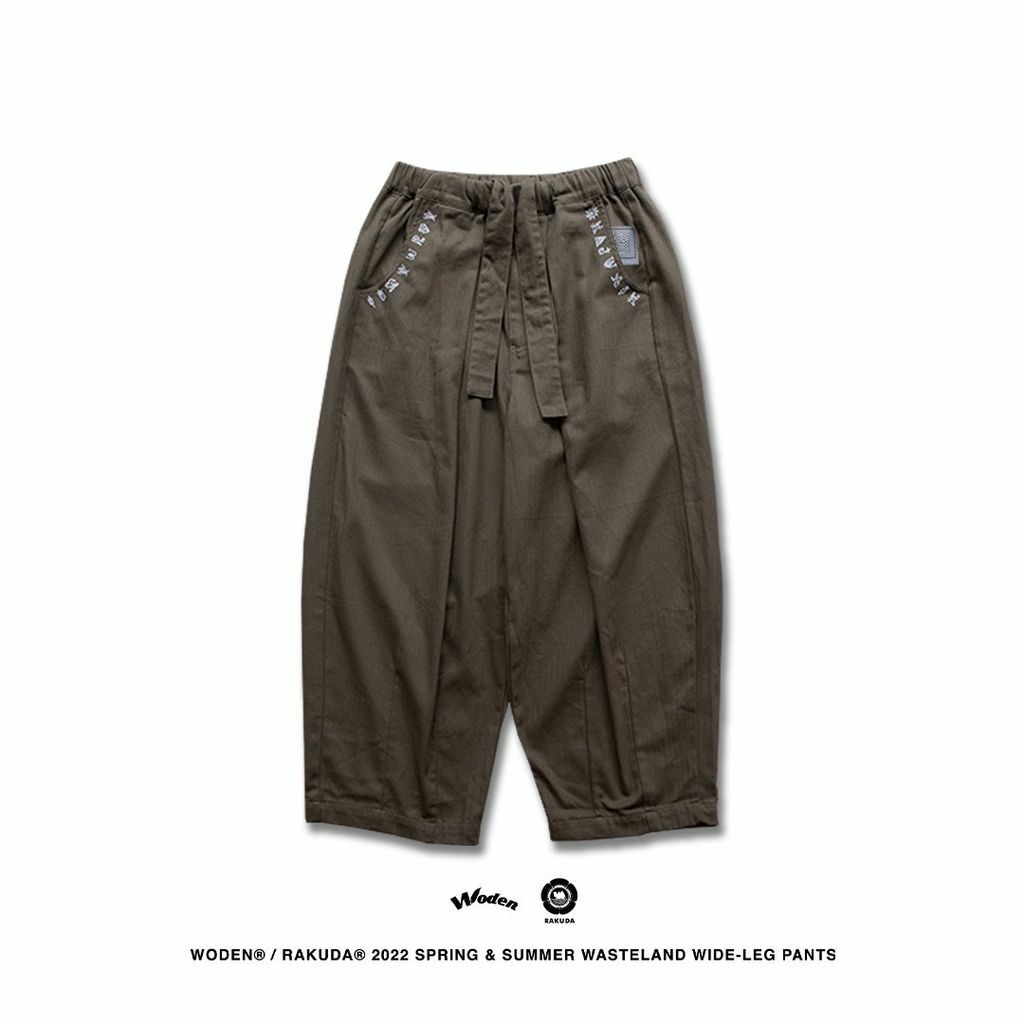 WODEN® / RAKUDA® 2022 Spring & Summer Wasteland Wide-leg Pants