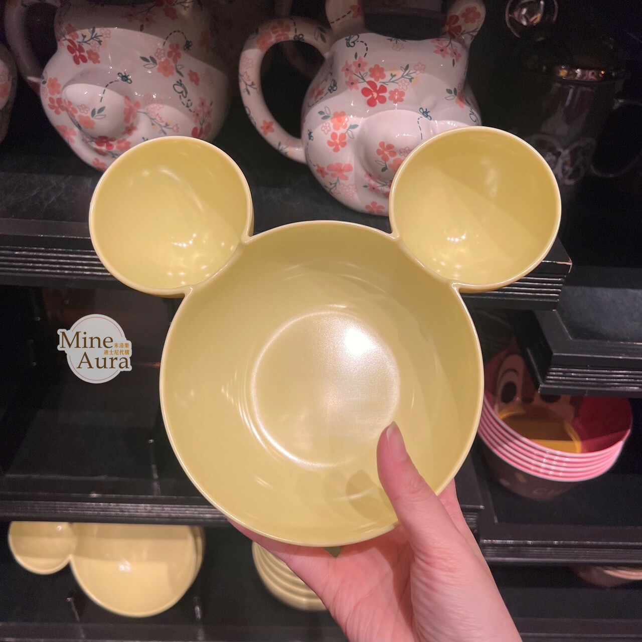 米奇 Mickey 米奇頭 黃色 造型碗 -香港迪士尼樂園